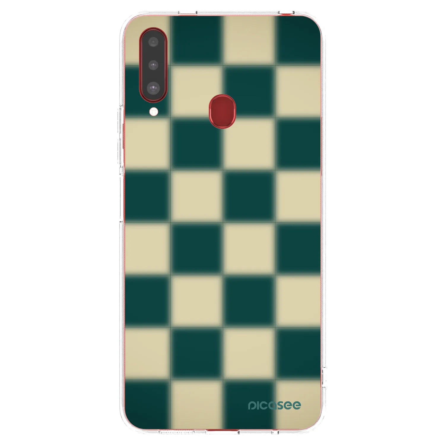 Picasee husă transparentă din silicon pentru Samsung Galaxy A20s - Shadow Chess