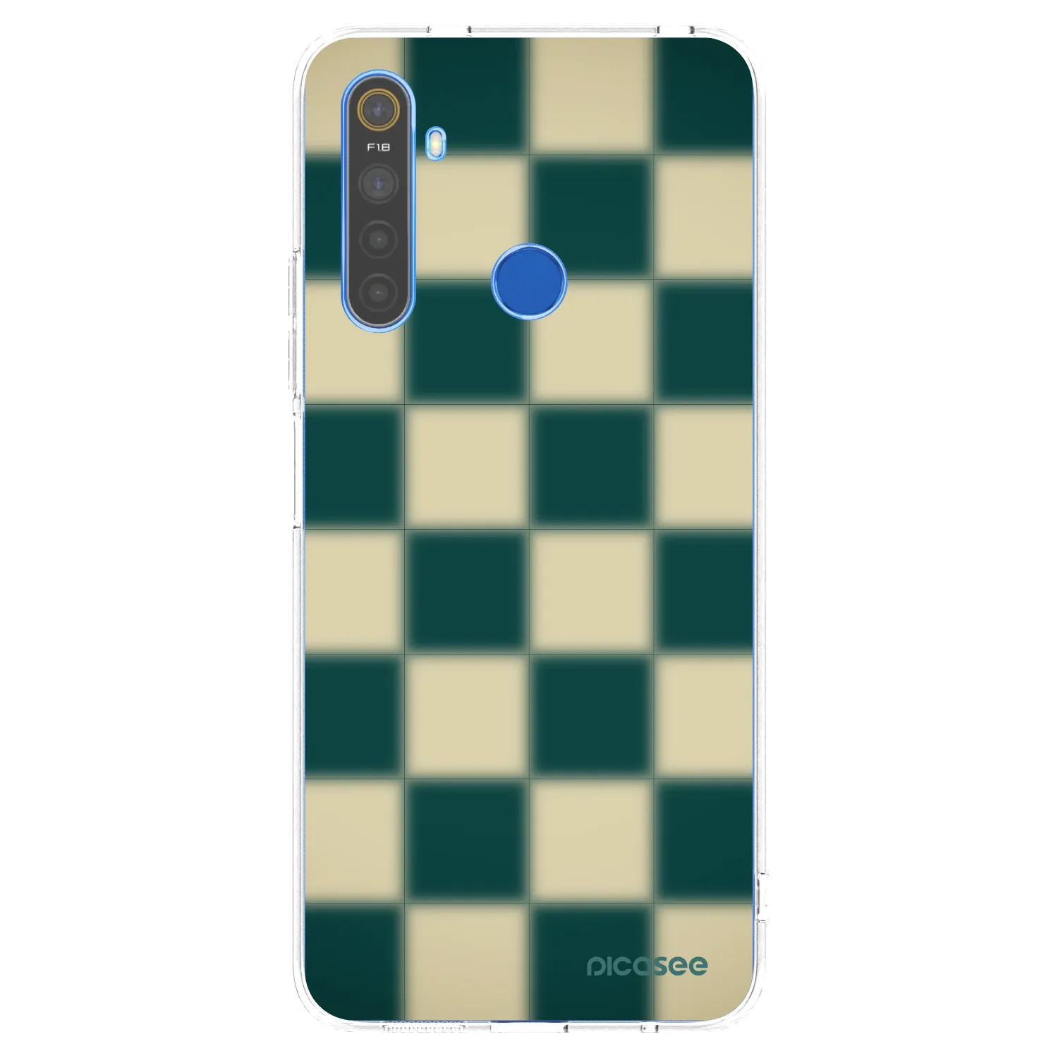 Picasee husă transparentă din silicon pentru Realme 5 - Shadow Chess