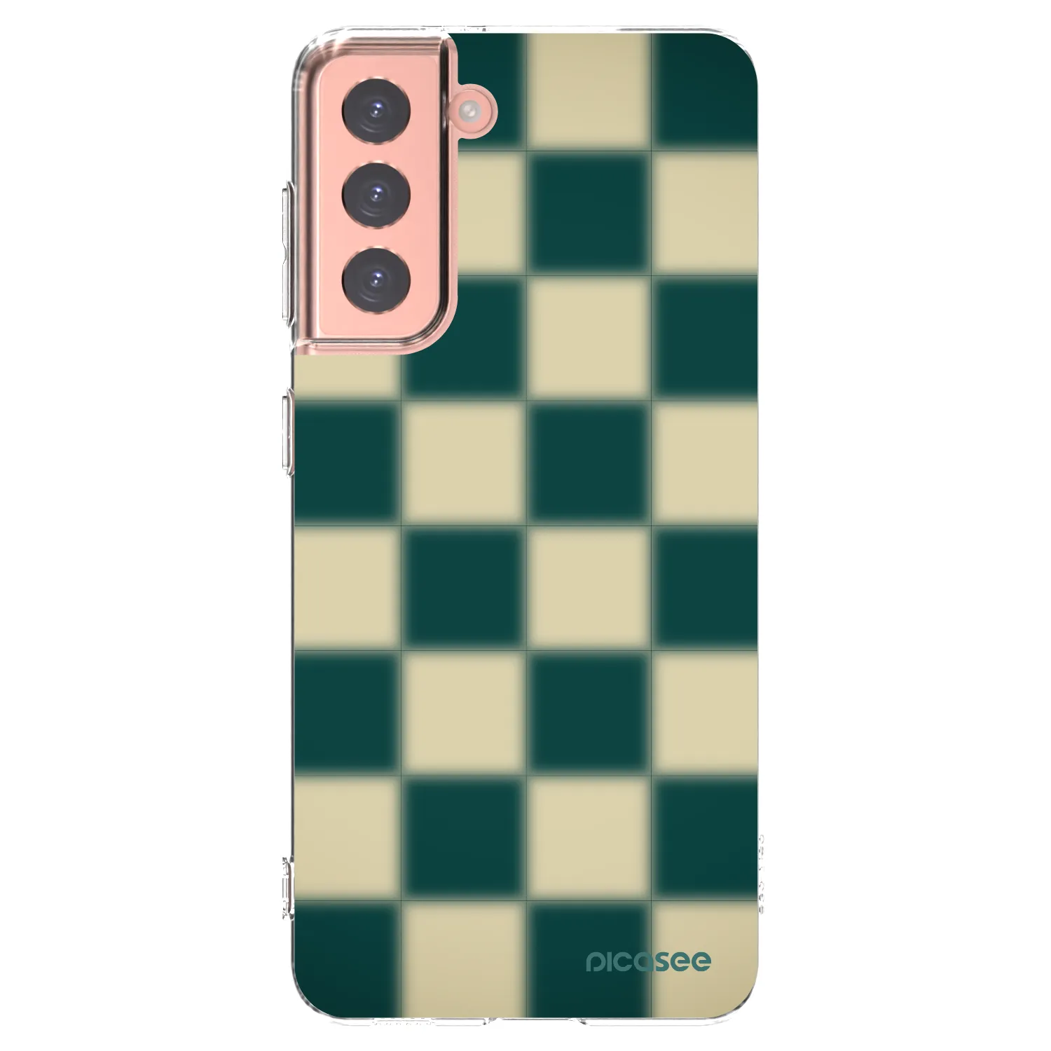 Picasee husă transparentă din silicon pentru Samsung Galaxy S21 5G G991B - Shadow Chess