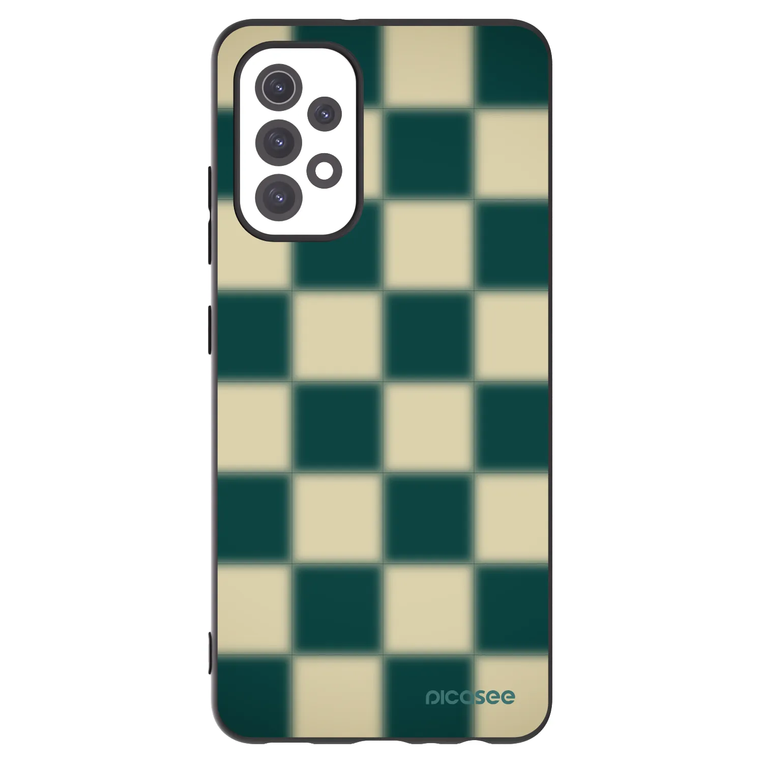 Picasee husă neagră din silicon pentru Samsung Galaxy A32 5G A326B - Shadow Chess