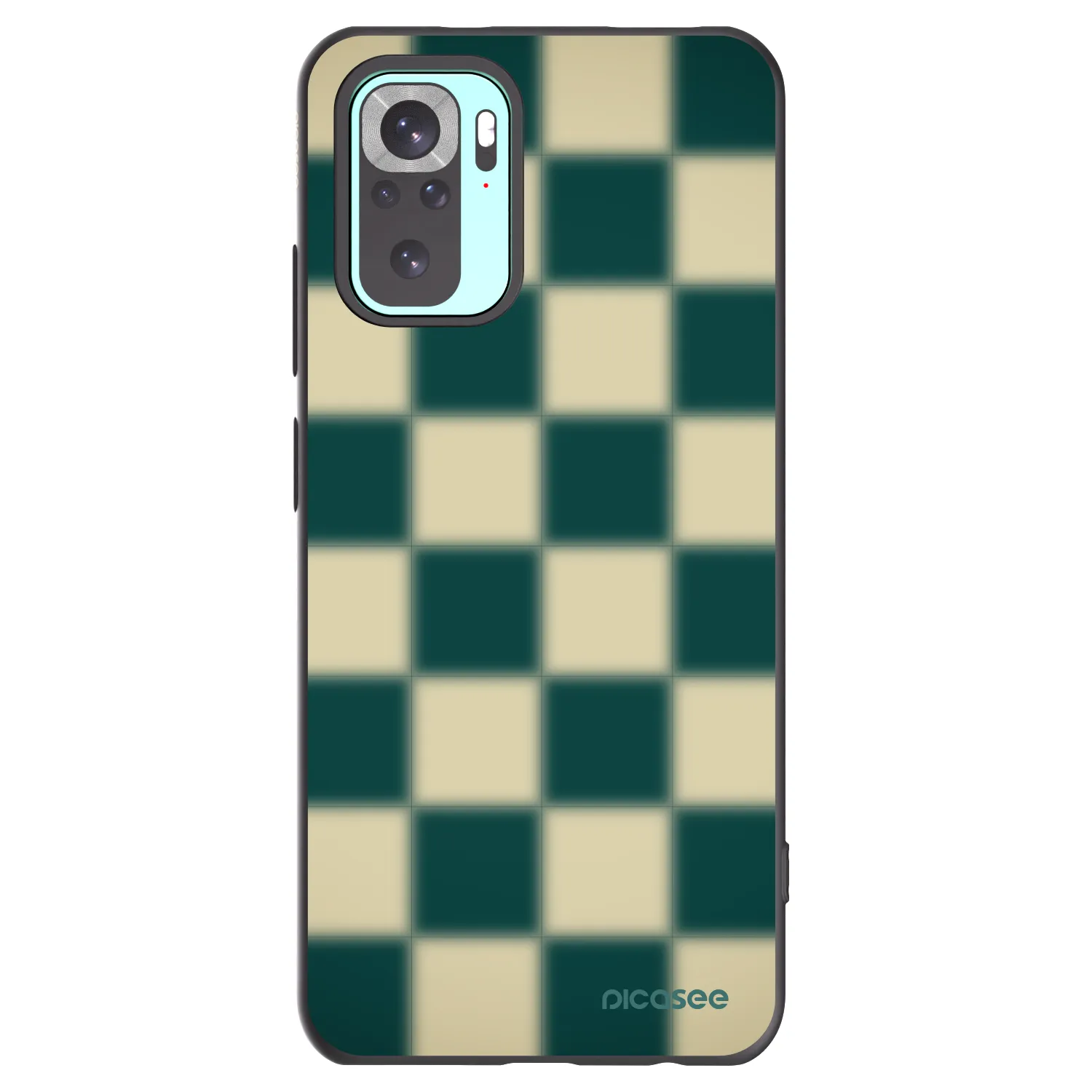 Picasee husă neagră din silicon pentru Xiaomi Redmi Note 10 Pro - Shadow Chess
