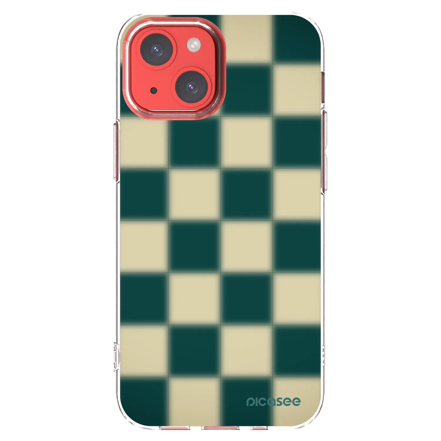 Picasee husă transparentă din silicon pentru Apple iPhone 13 mini - Shadow Chess