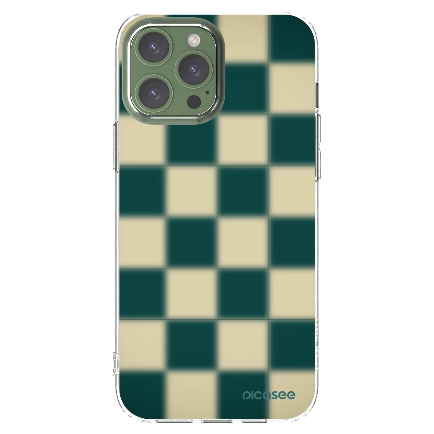 Picasee husă transparentă din silicon pentru Apple iPhone 13 Pro Max - Shadow Chess