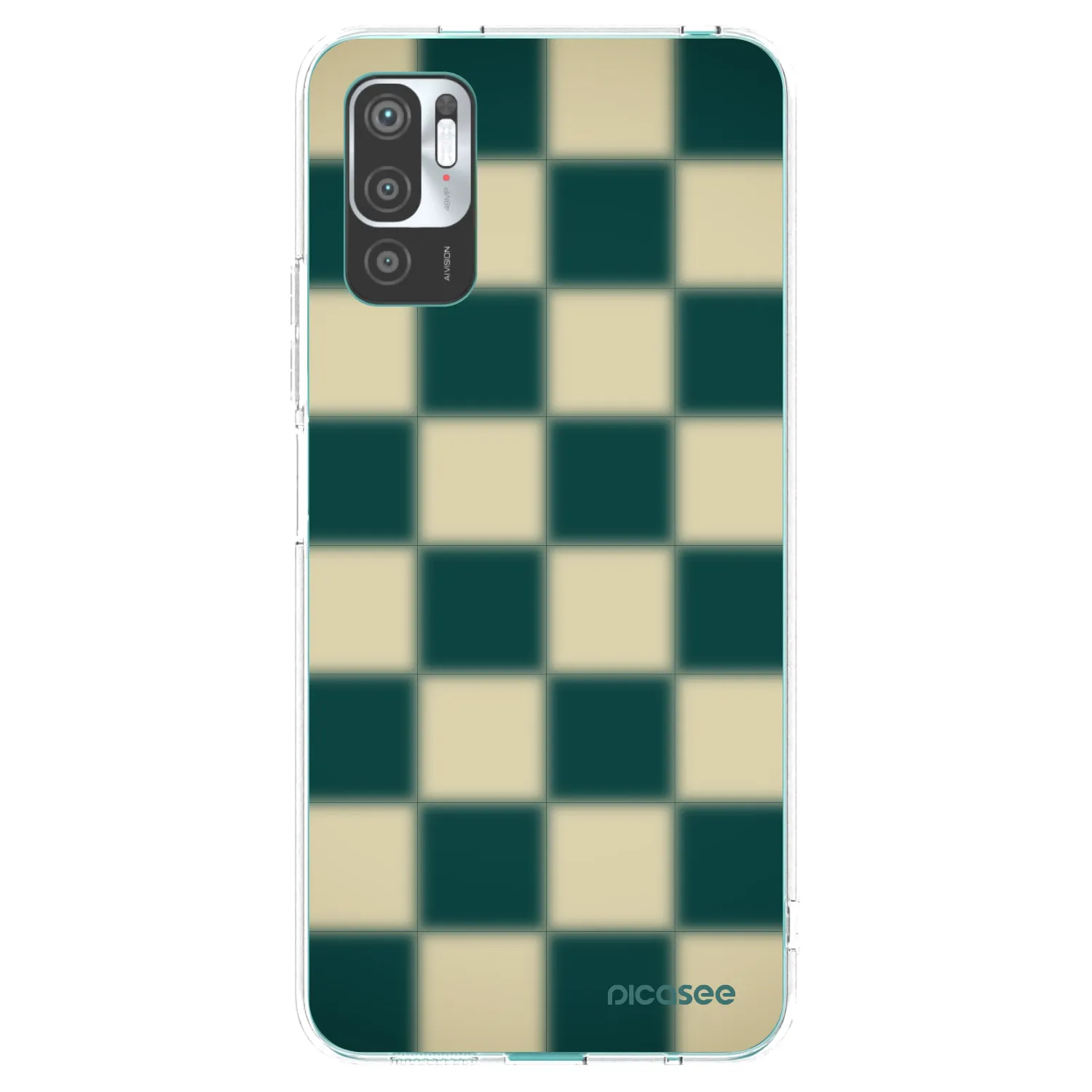 Picasee husă transparentă din silicon pentru Xiaomi Redmi Note 10 5G - Shadow Chess