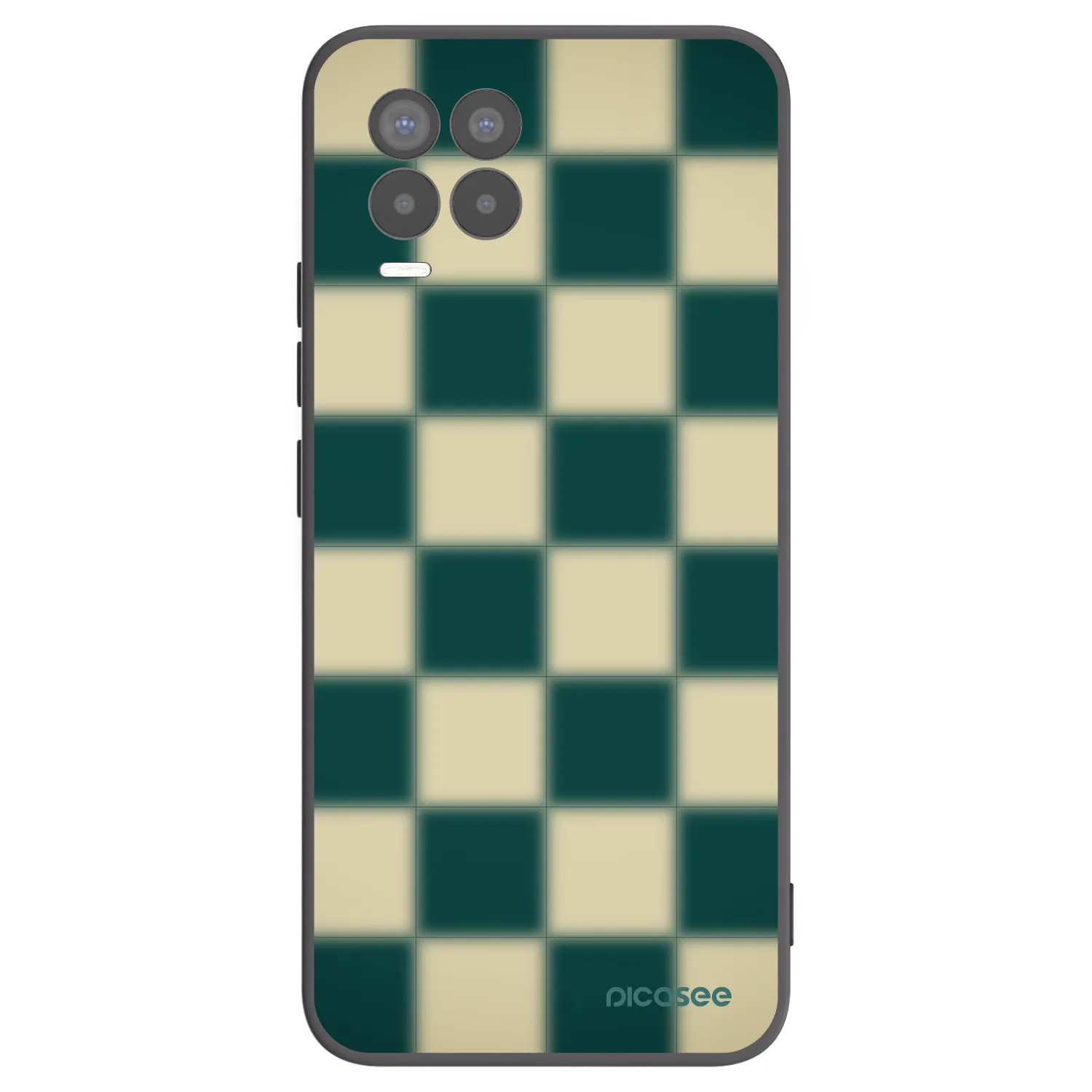 Picasee husă neagră din silicon pentru Realme 8 Pro - Shadow Chess