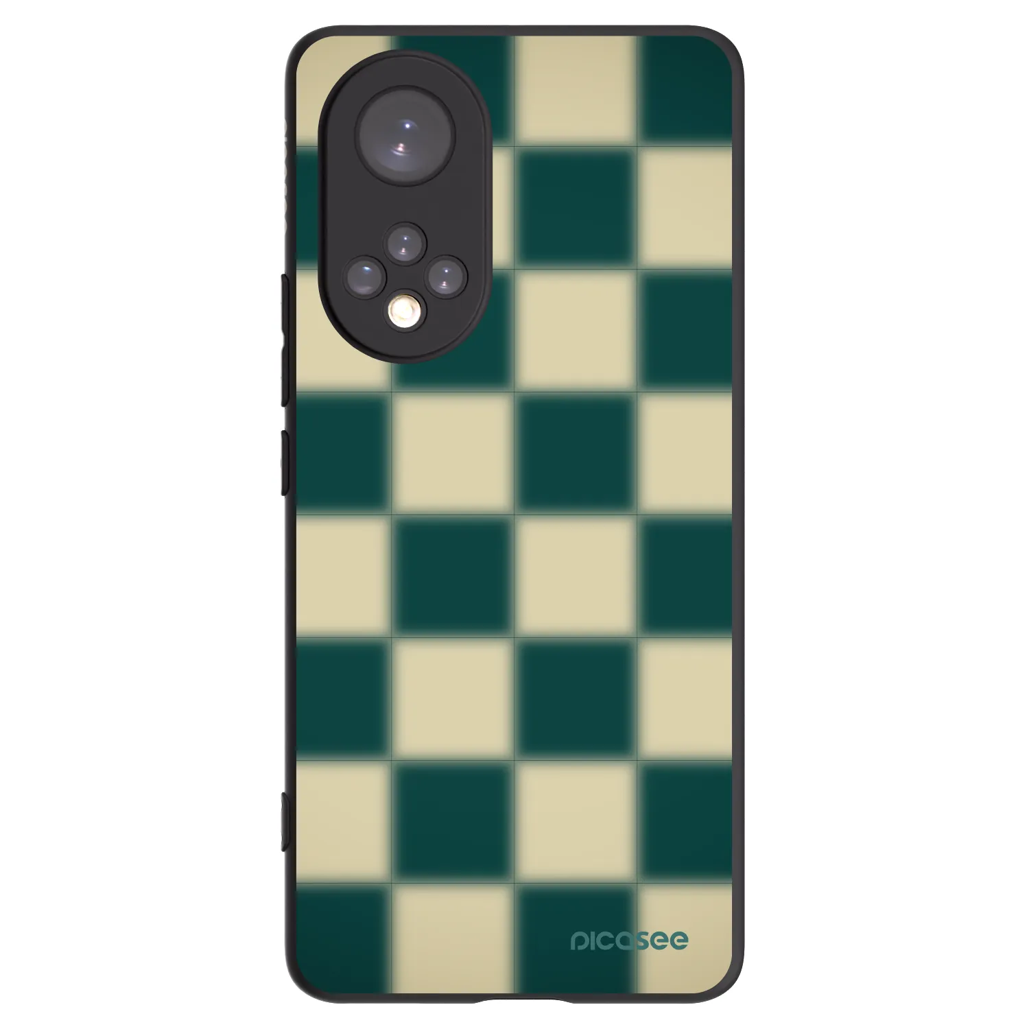 Picasee husă neagră din silicon pentru Huawei Nova 9 - Shadow Chess
