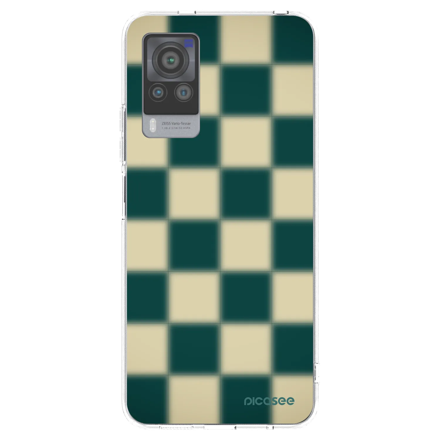 Picasee husă transparentă din silicon pentru Vivo X60 Pro 5G - Shadow Chess