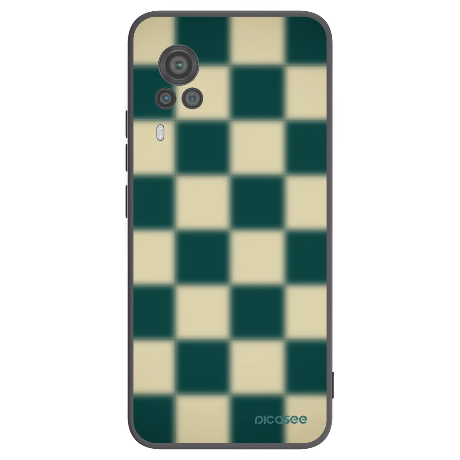 Picasee husă neagră din silicon pentru Vivo X60 Pro 5G - Shadow Chess