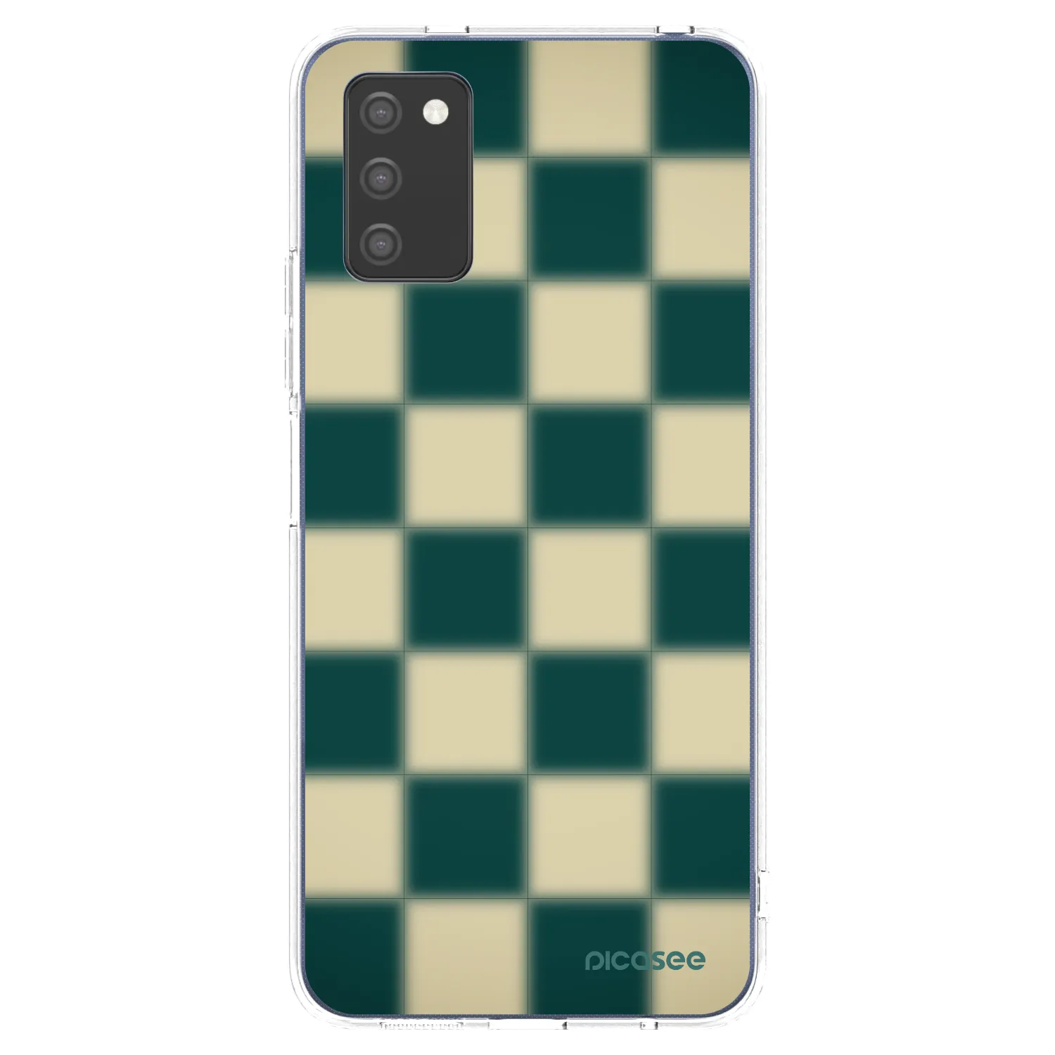 Picasee husă transparentă din silicon pentru Samsung Galaxy A03s A037G - Shadow Chess
