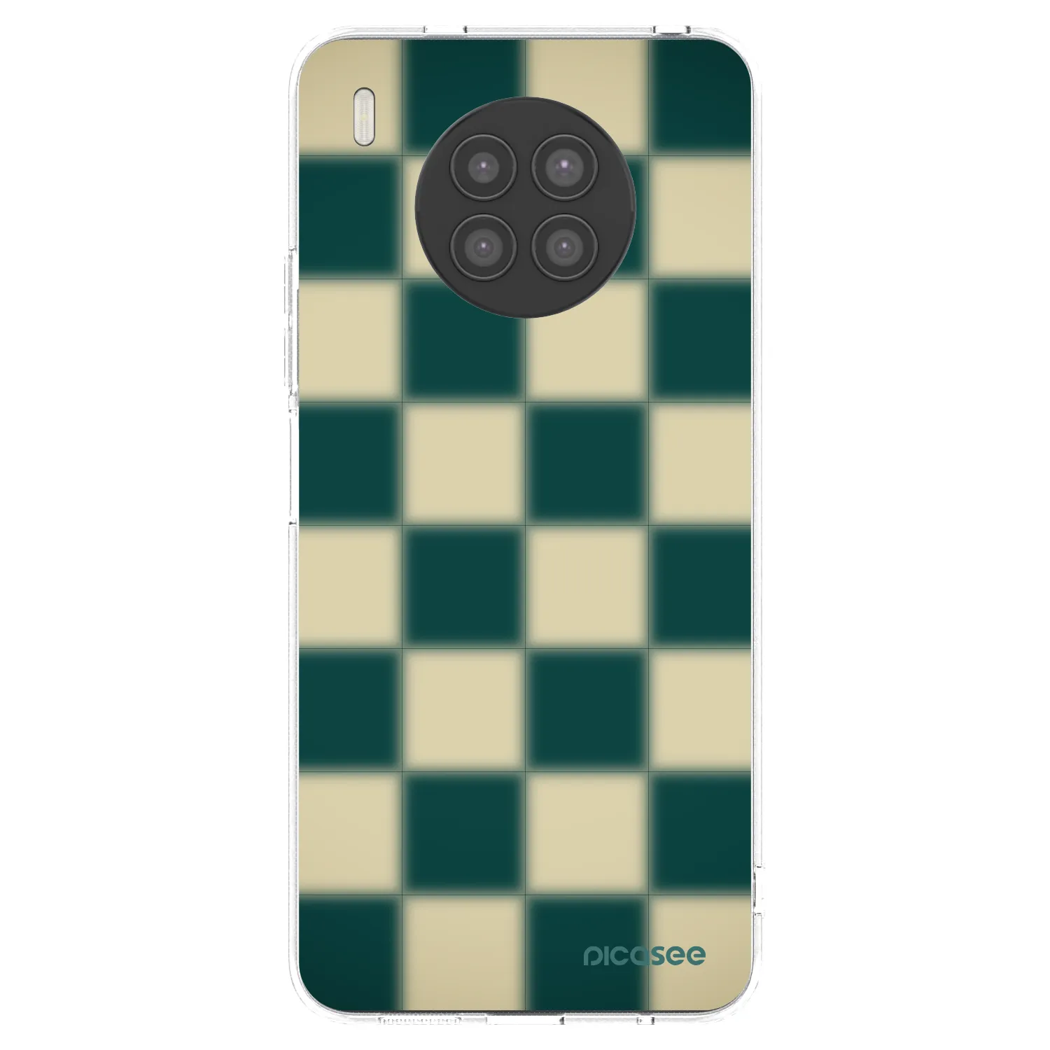Picasee husă transparentă din silicon pentru Huawei Nova 8i - Shadow Chess