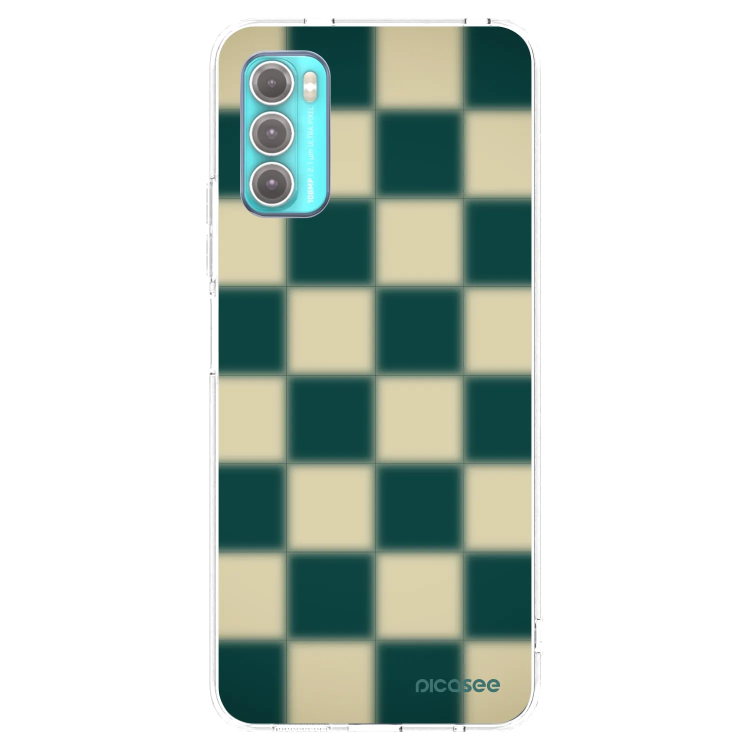 Picasee husă transparentă din silicon pentru Motorola Moto G60 - Shadow Chess