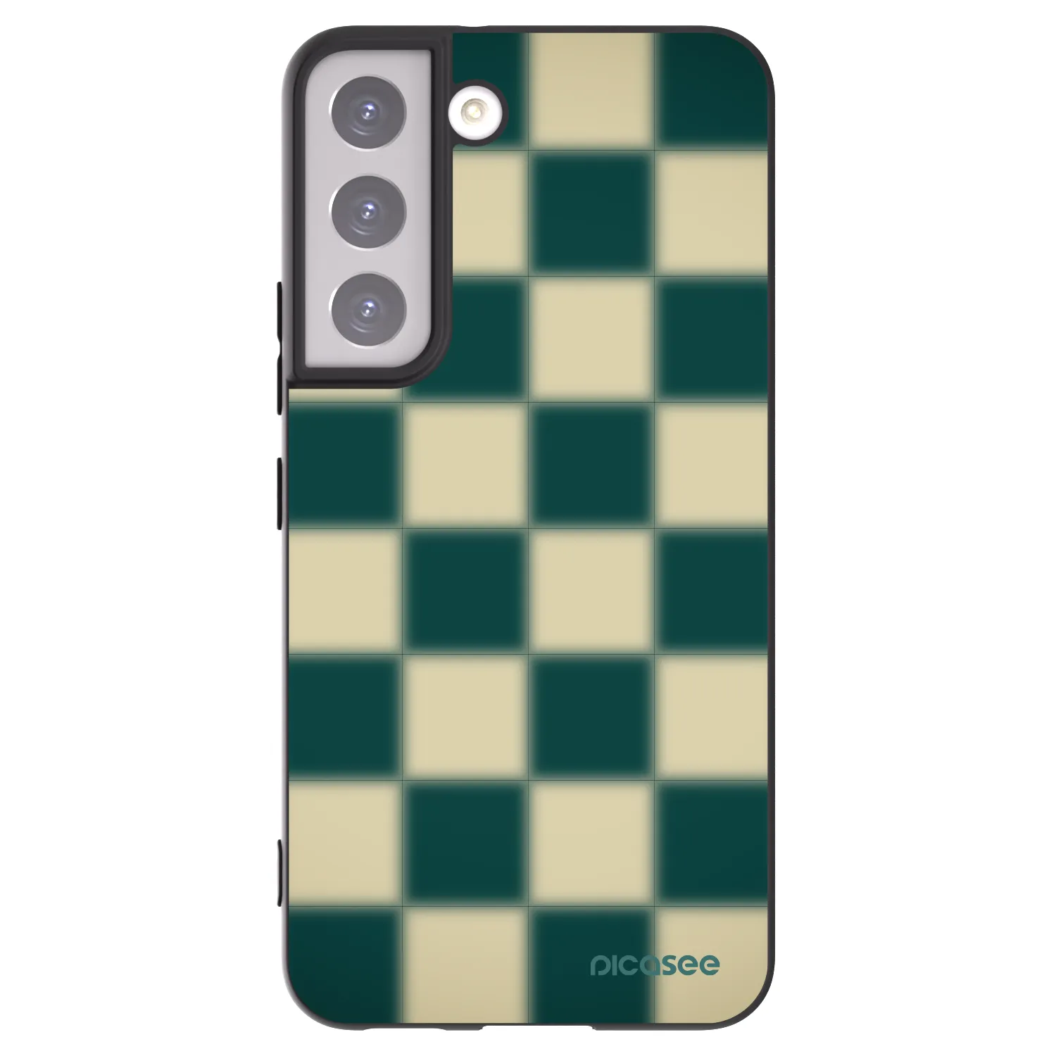 Picasee husă neagră din silicon pentru Samsung Galaxy S22 5G - Shadow Chess
