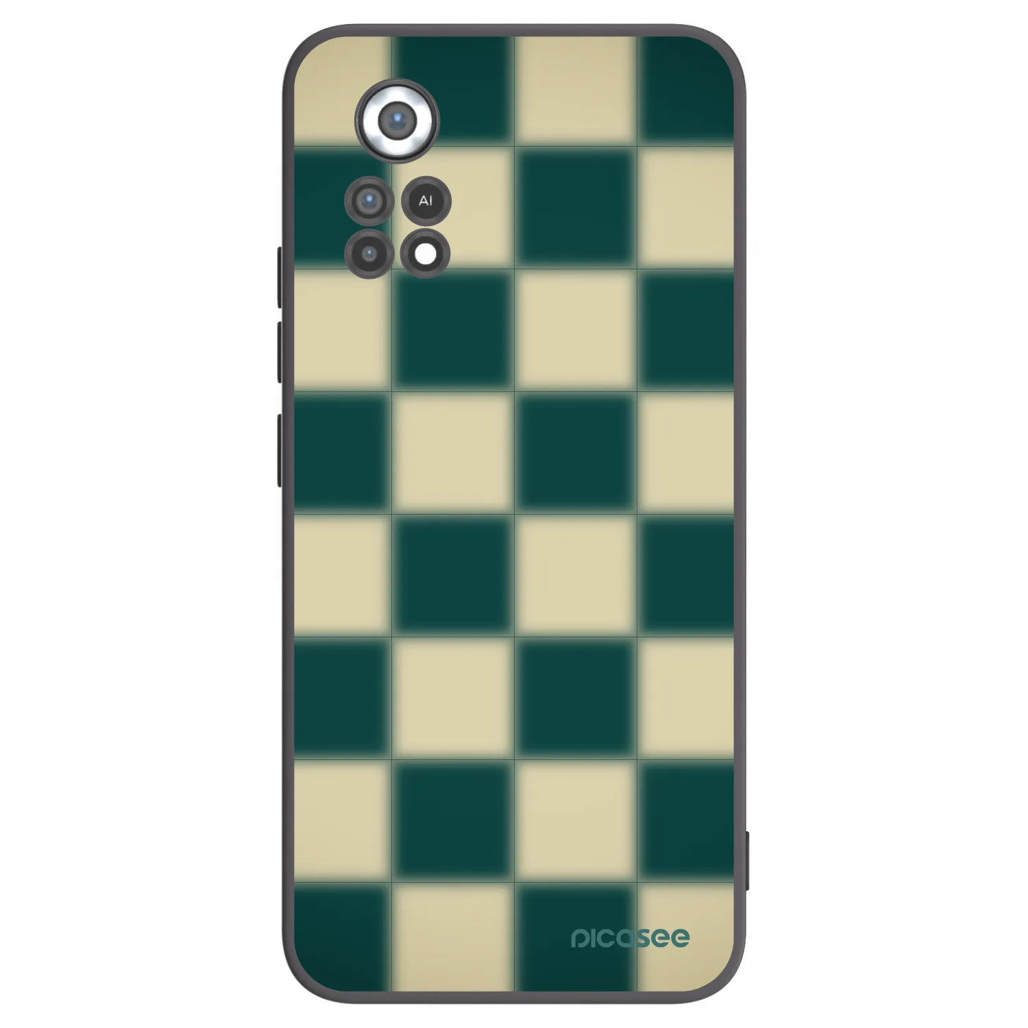 Picasee husă neagră din silicon pentru Xiaomi Poco X4 Pro 5G - Shadow Chess