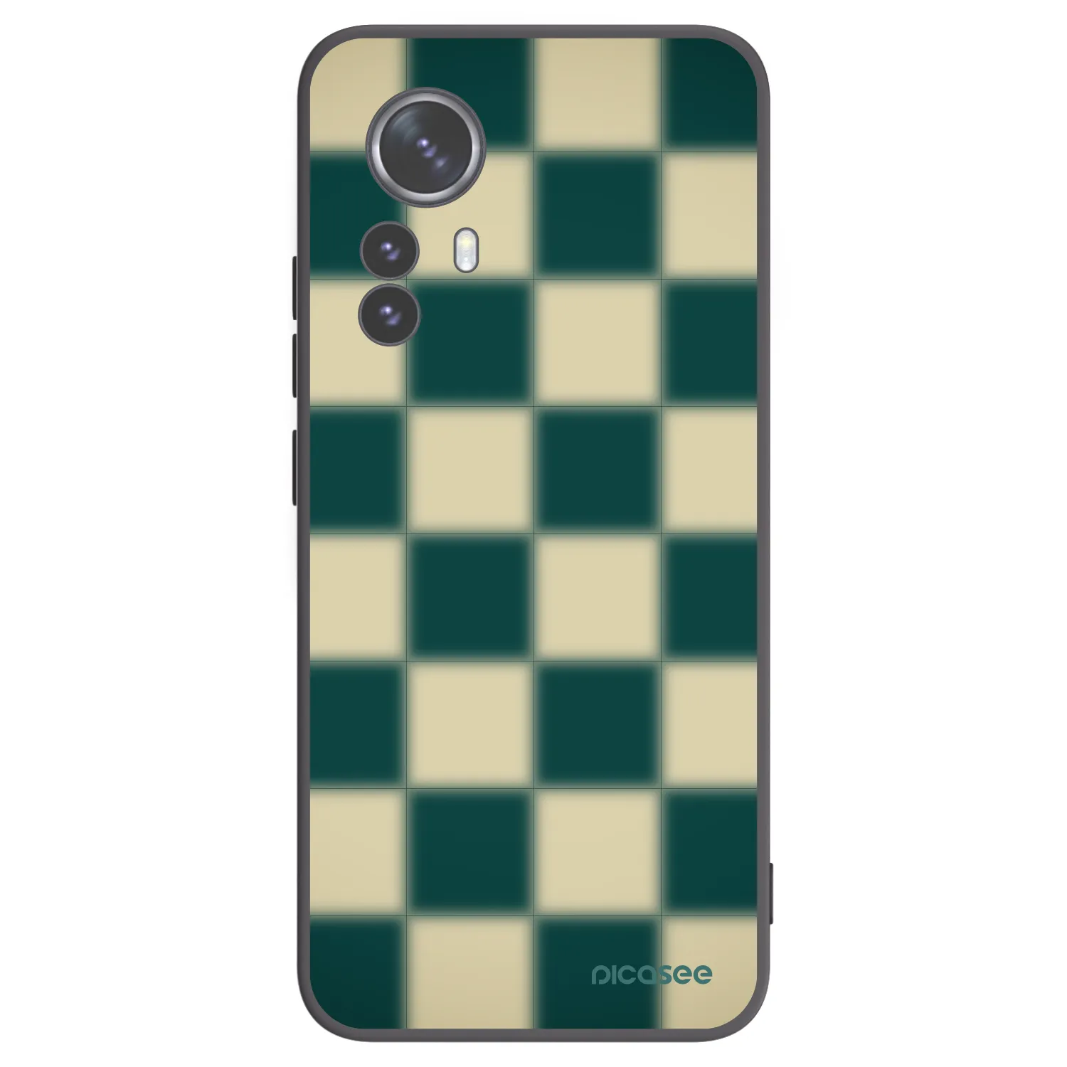Picasee husă neagră din silicon pentru Xiaomi 12 Pro - Shadow Chess