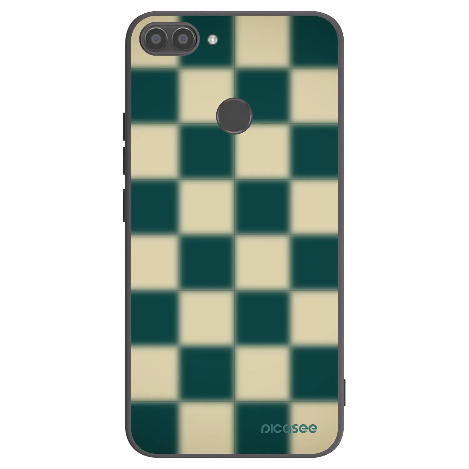 Picasee husă neagră din silicon pentru Huawei P Smart - Shadow Chess
