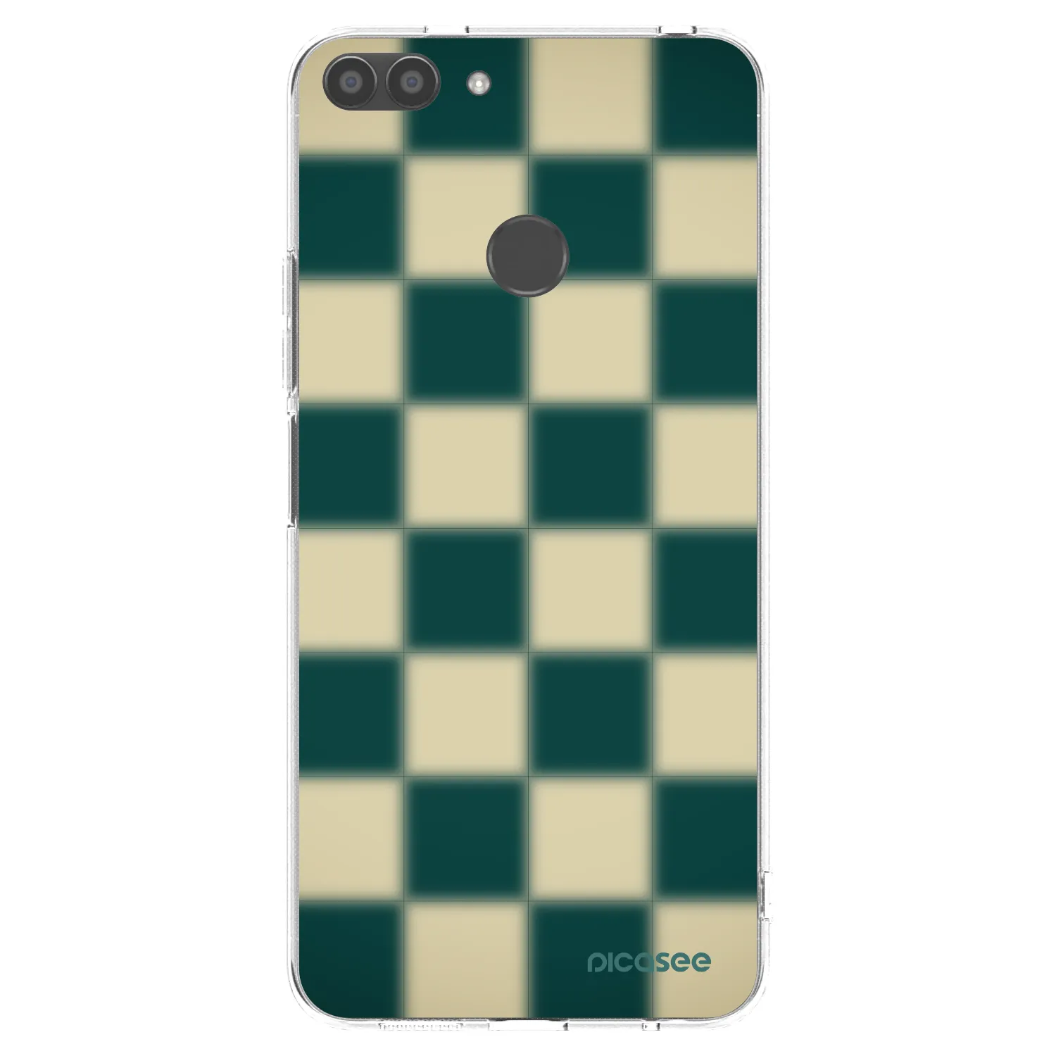 Picasee husă transparentă din silicon pentru Huawei P Smart - Shadow Chess