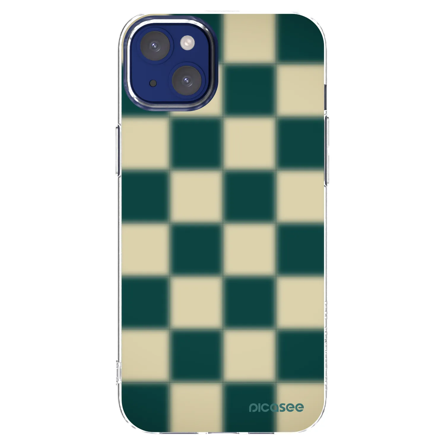 Picasee husă transparentă din silicon pentru Apple iPhone 14 Plus - Shadow Chess