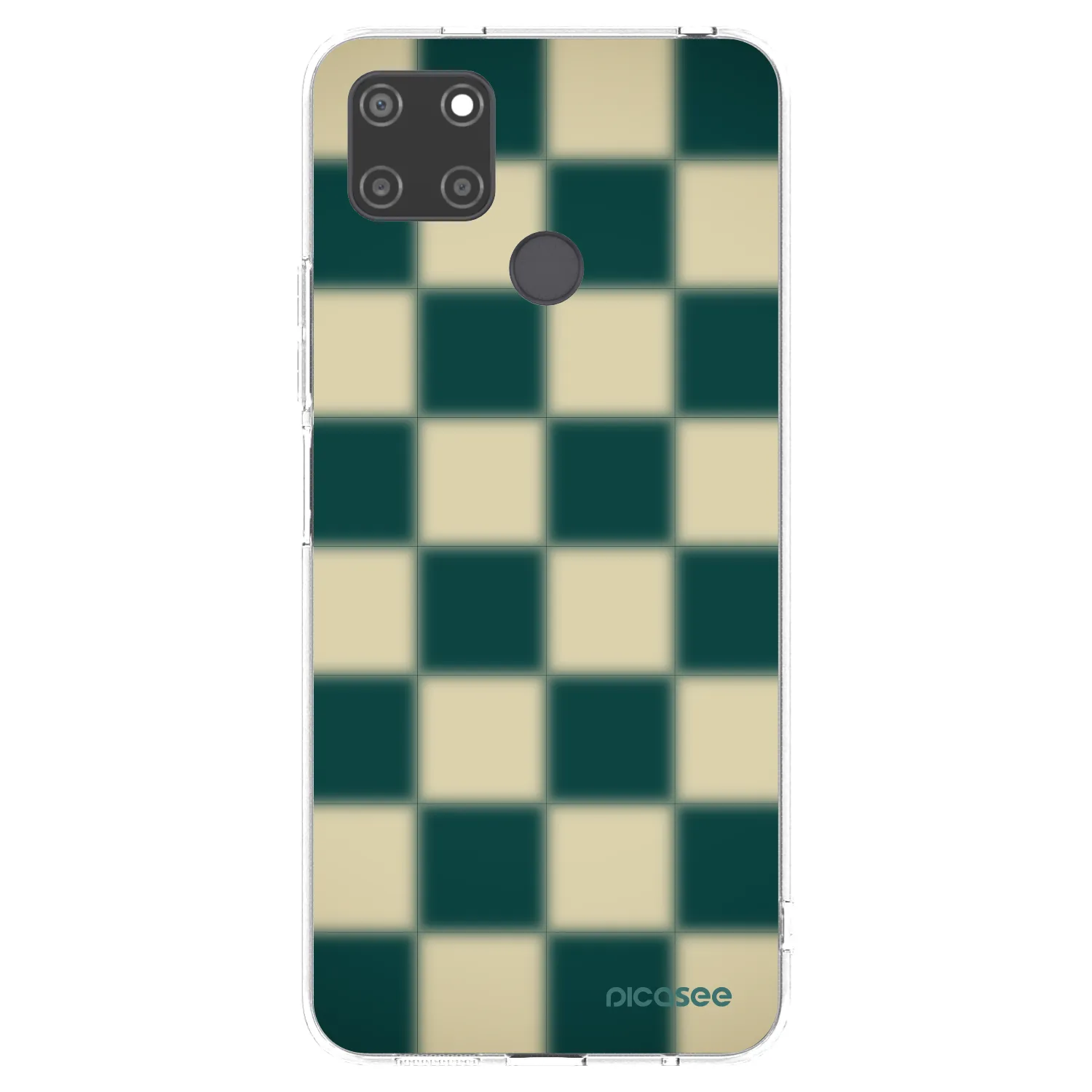 Picasee husă transparentă din silicon pentru Realme C21Y - Shadow Chess
