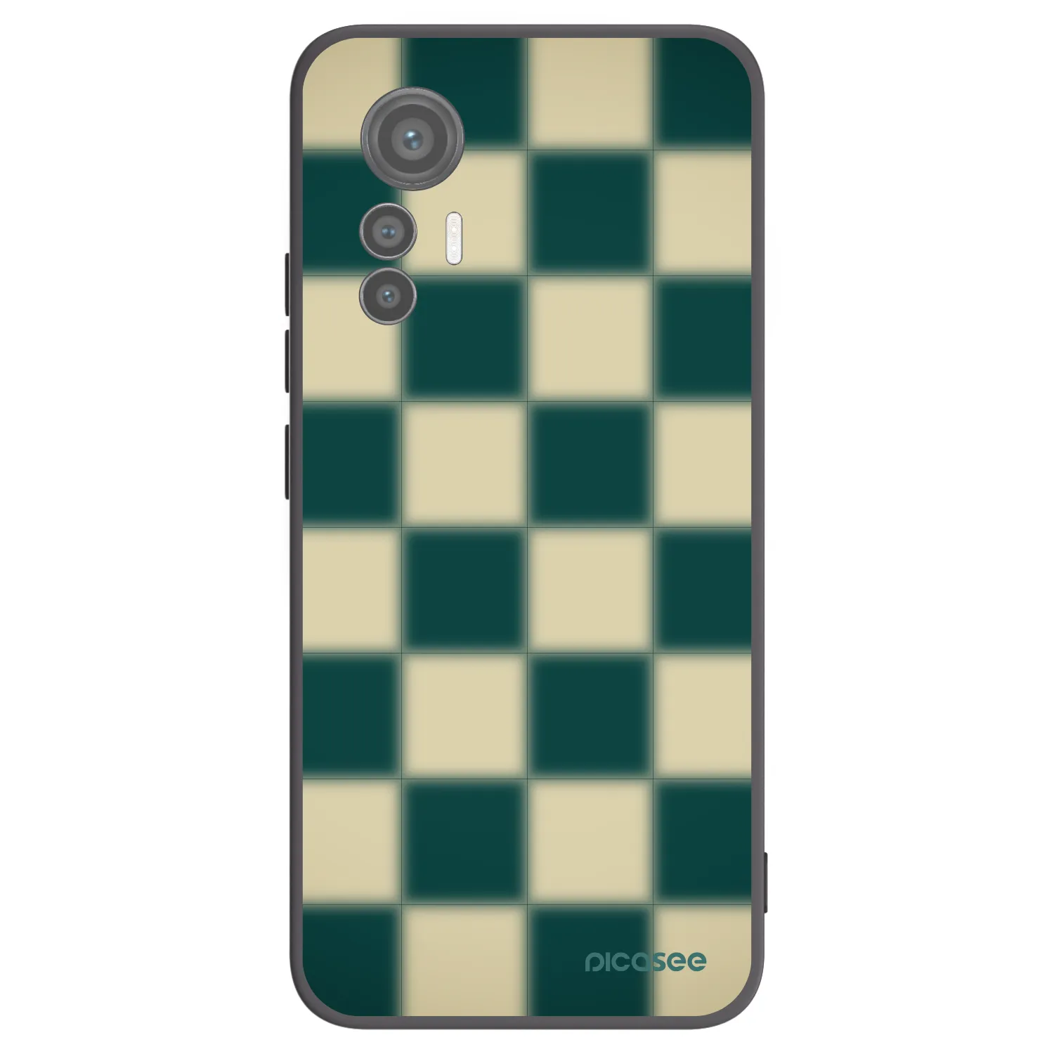 Picasee husă neagră din silicon pentru Xiaomi 12 Lite - Shadow Chess