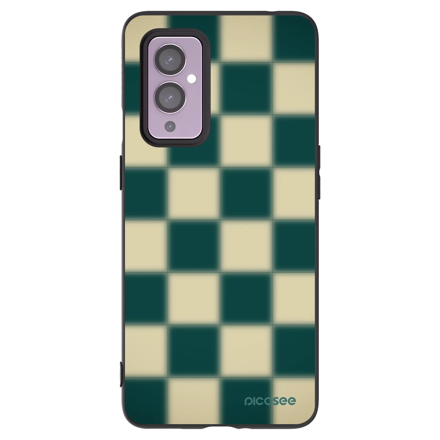 Picasee husă neagră din silicon pentru OnePlus 9 - Shadow Chess
