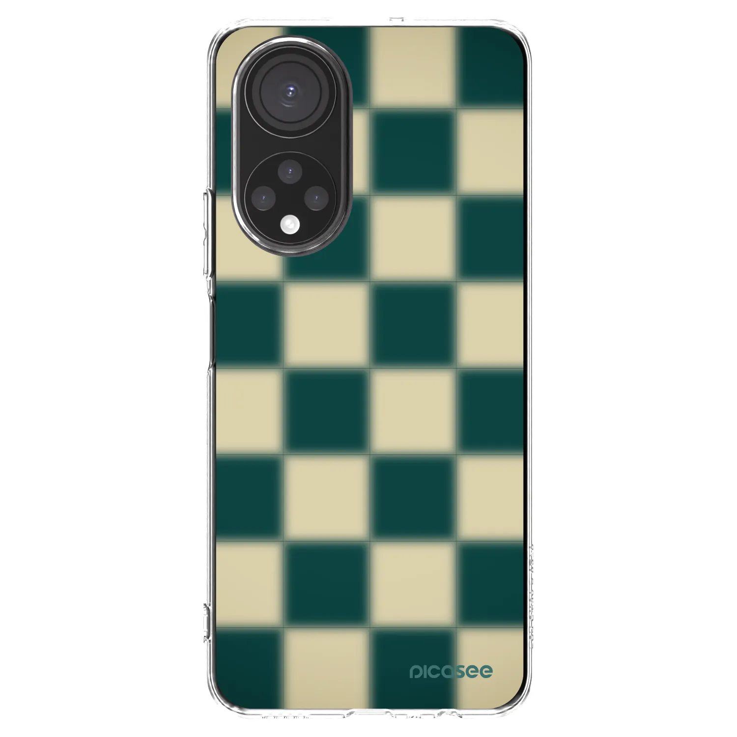 Picasee husă transparentă din silicon pentru Honor X7 - Shadow Chess