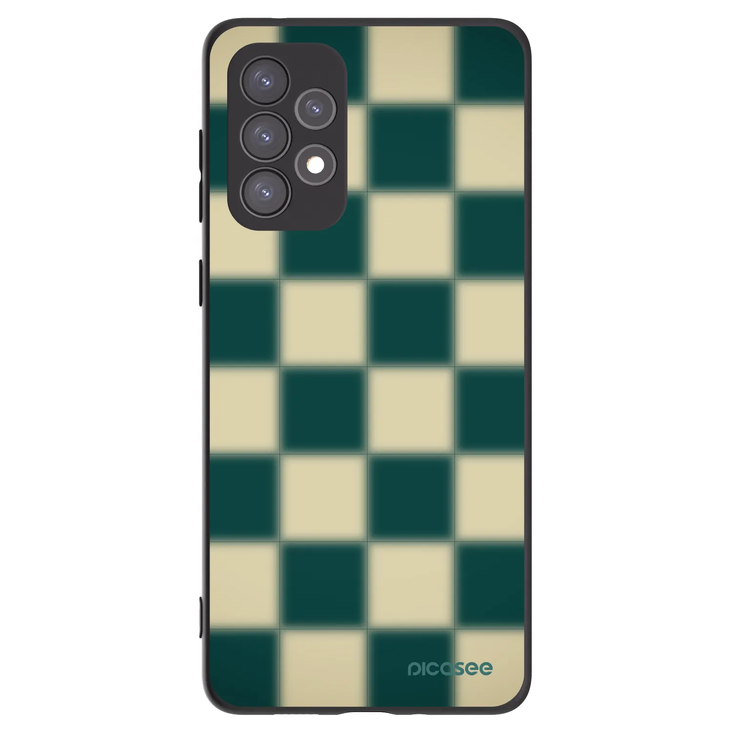 Picasee husă neagră din silicon pentru Samsung Galaxy A73 5G - Shadow Chess