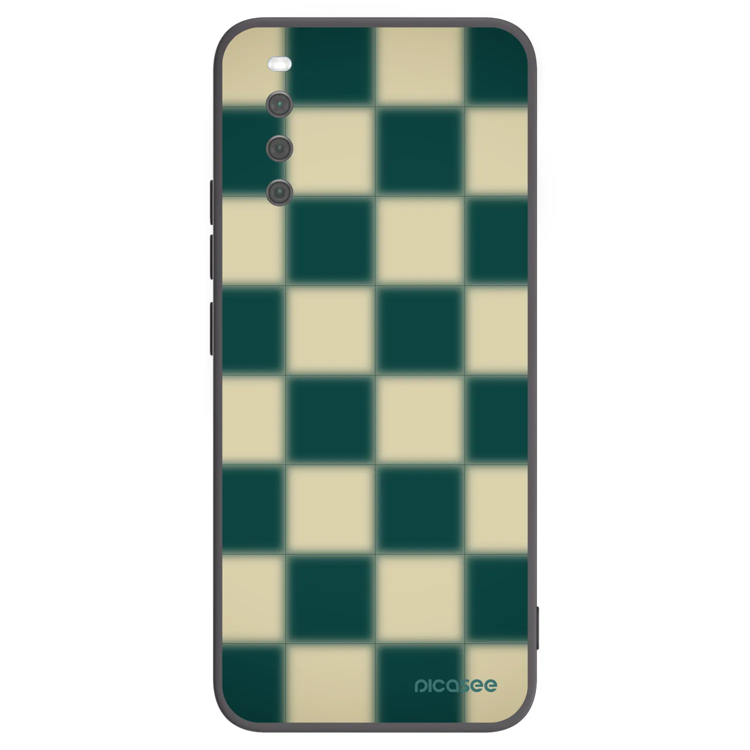 Picasee husă neagră din silicon pentru Sony Xperia 10 III - Shadow Chess