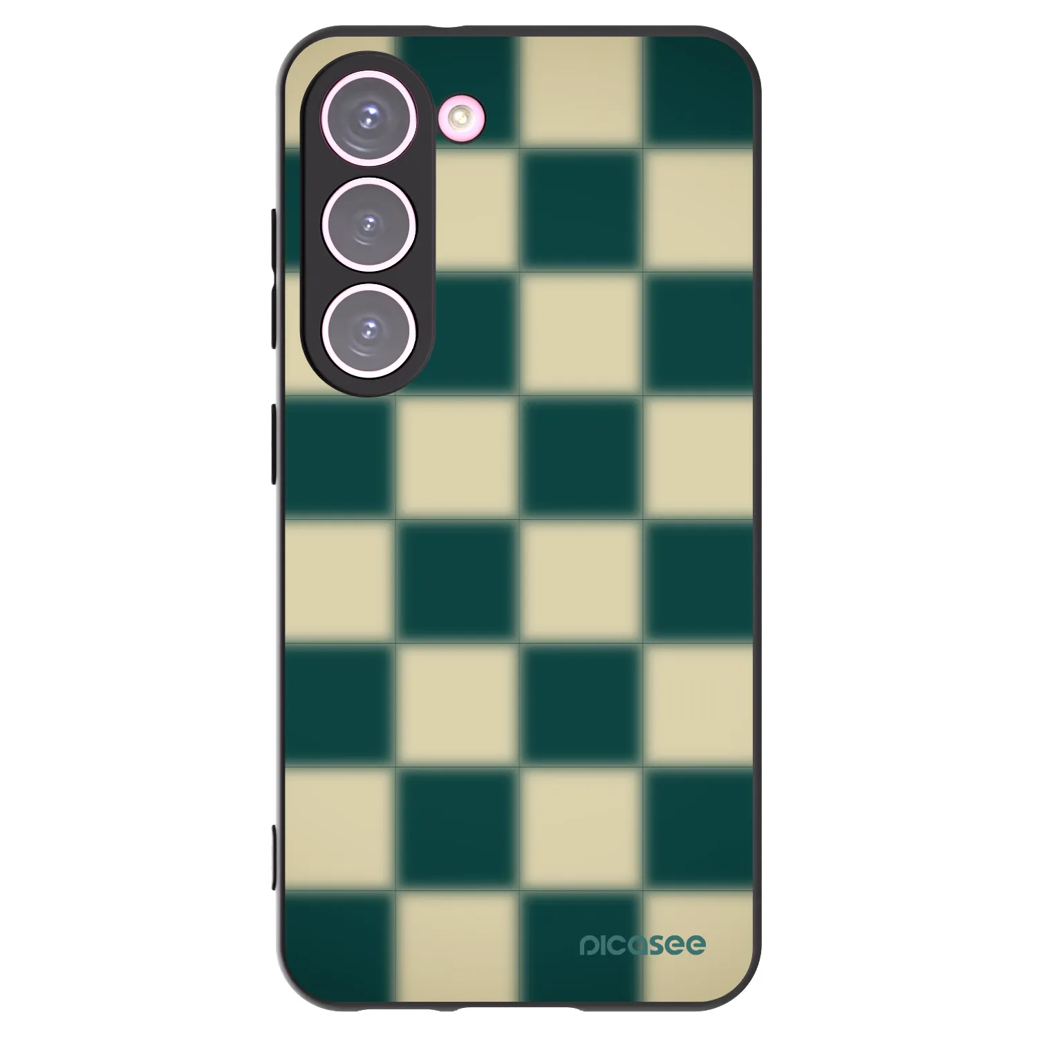 Picasee husă neagră din silicon pentru Samsung Galaxy S23 5G - Shadow Chess