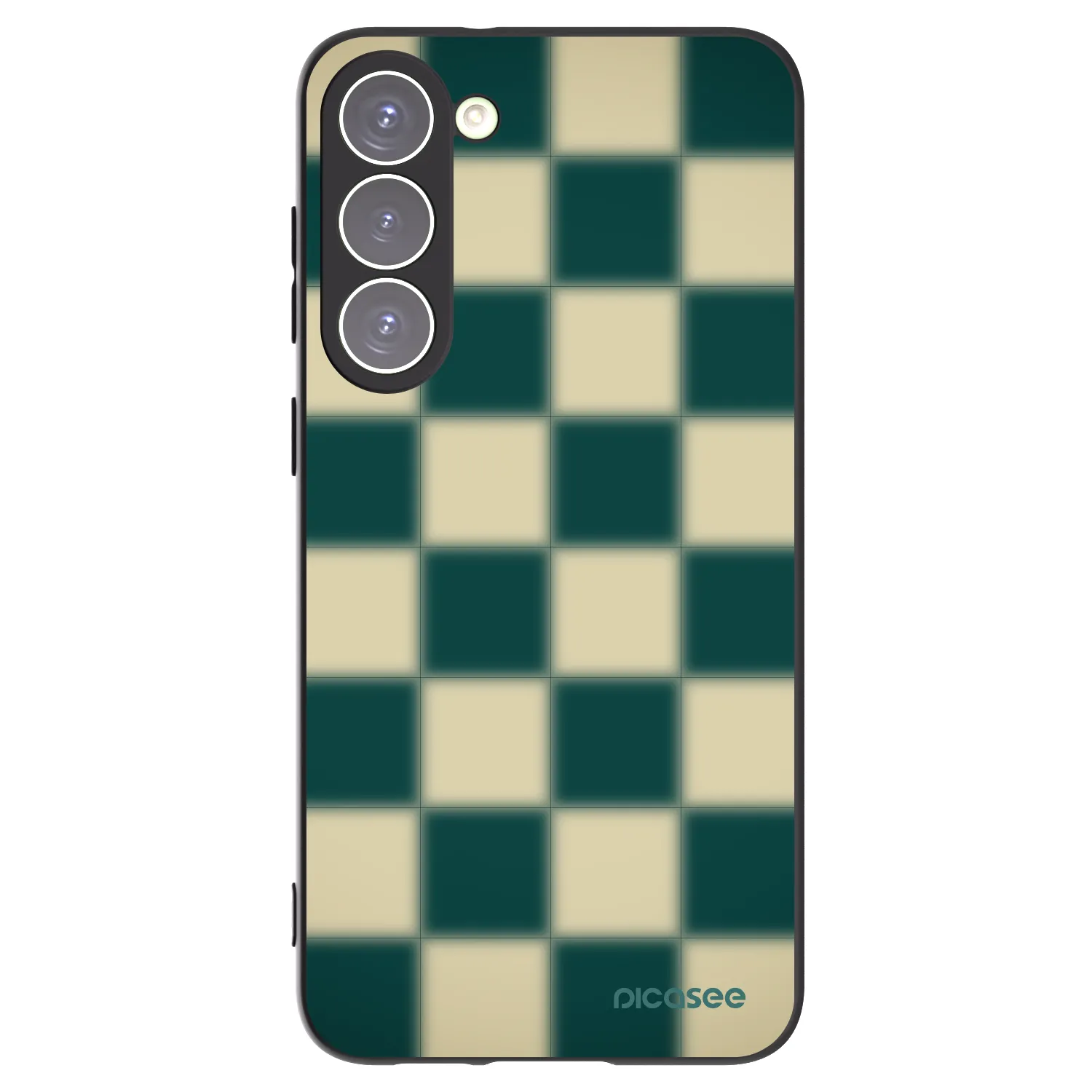 Picasee husă neagră din silicon pentru Samsung Galaxy S23+ 5G - Shadow Chess