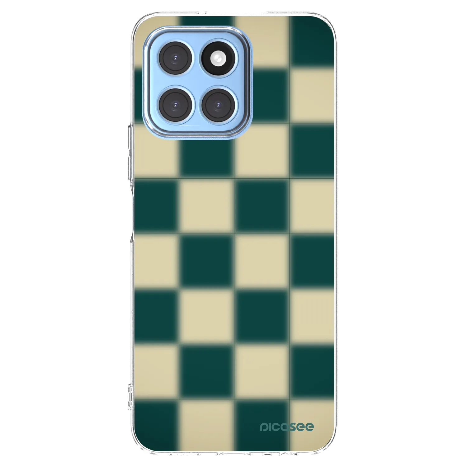 Picasee husă transparentă din silicon pentru Honor X8 5G - Shadow Chess