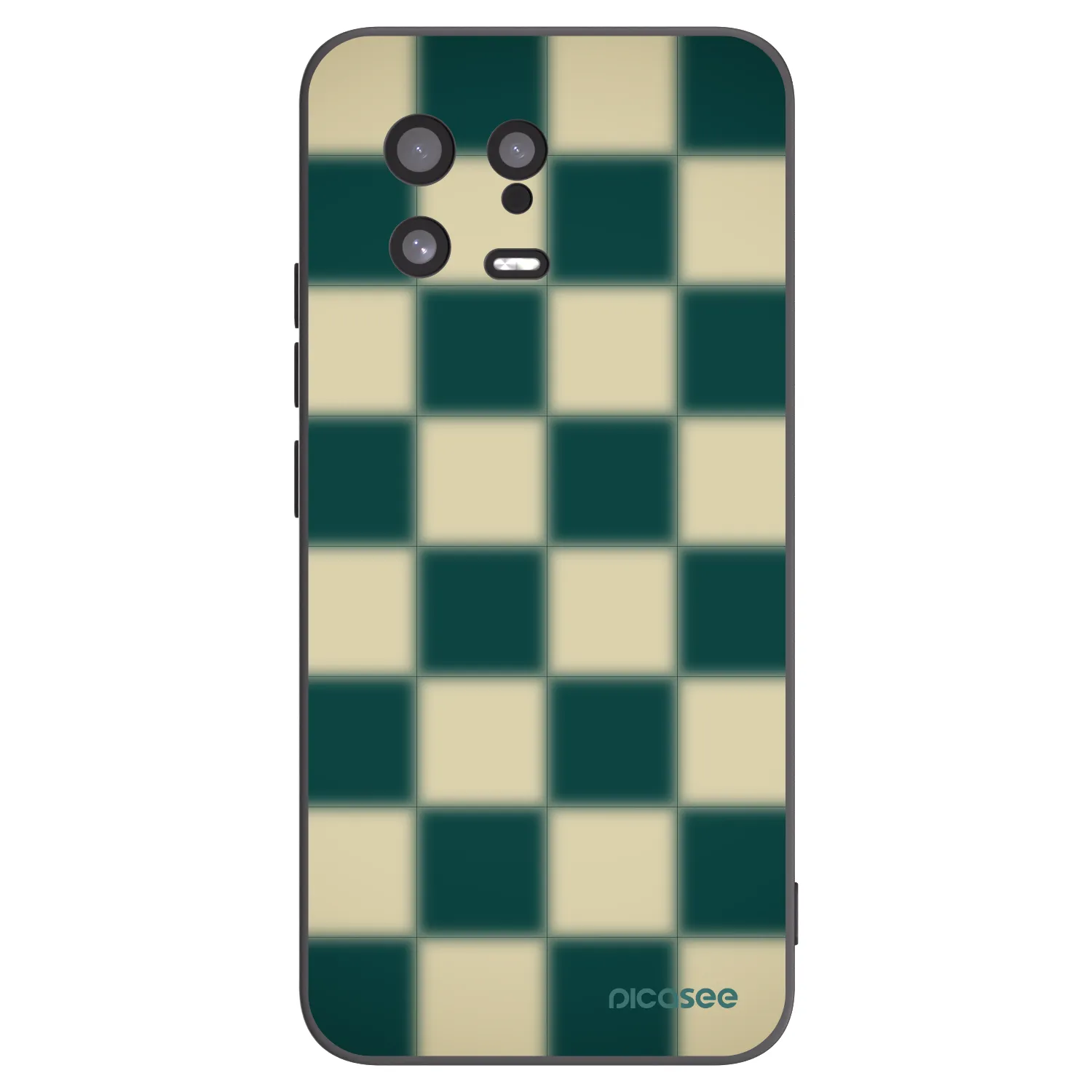 Picasee husă neagră din silicon pentru Xiaomi 13 - Shadow Chess