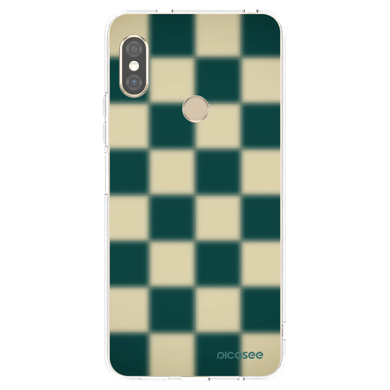 Picasee husă transparentă din silicon pentru Xiaomi Redmi Note 5 Global - Shadow Chess