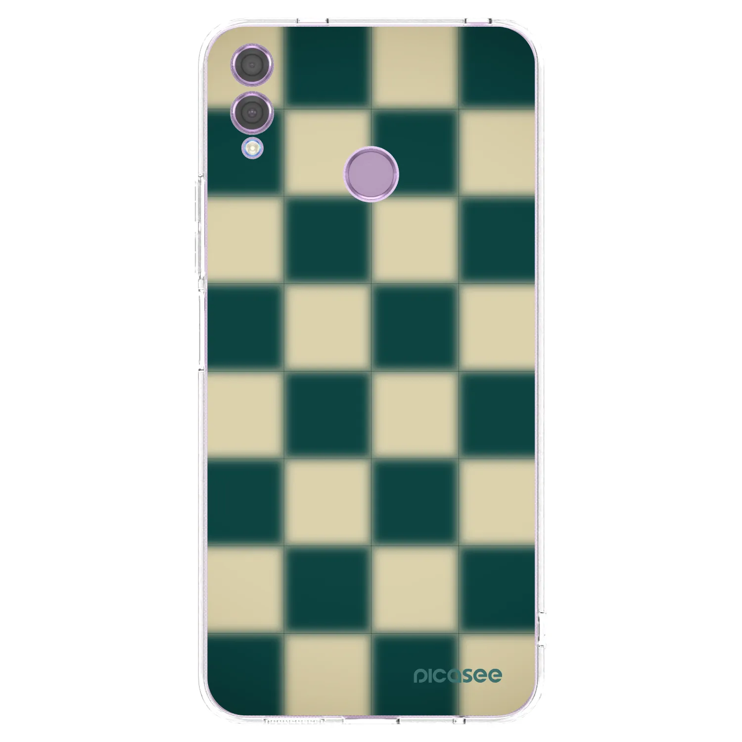 Picasee husă transparentă din silicon pentru Honor 8X - Shadow Chess