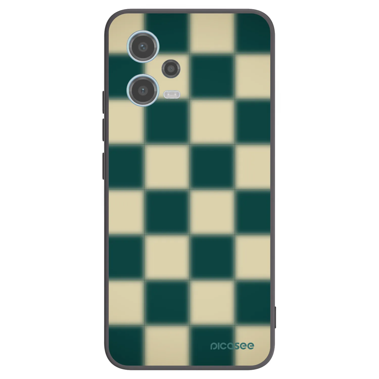 Picasee husă neagră din silicon pentru Xiaomi Redmi Note 12 5G - Shadow Chess