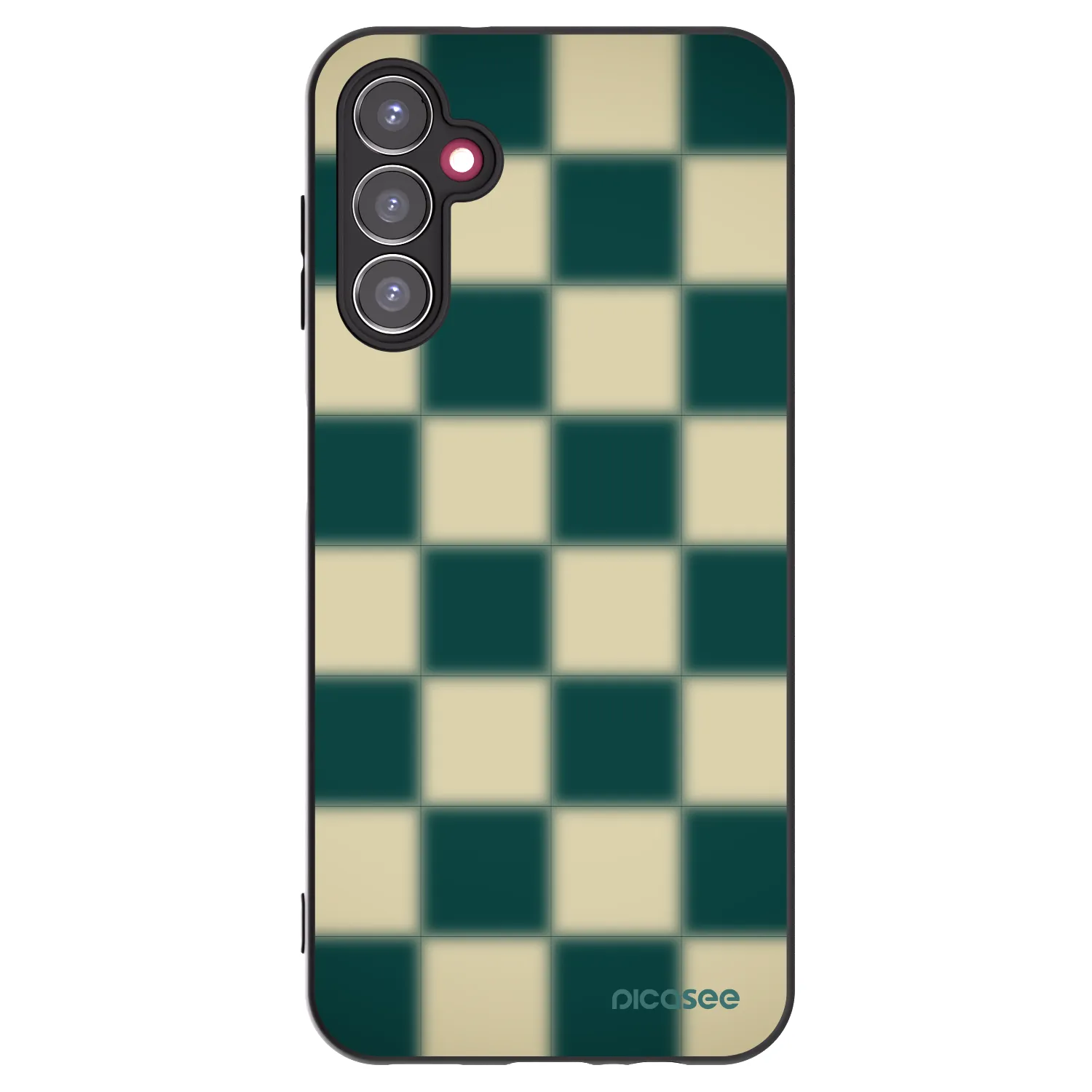 Picasee husă neagră din silicon pentru Samsung Galaxy A14 4G A145R - Shadow Chess