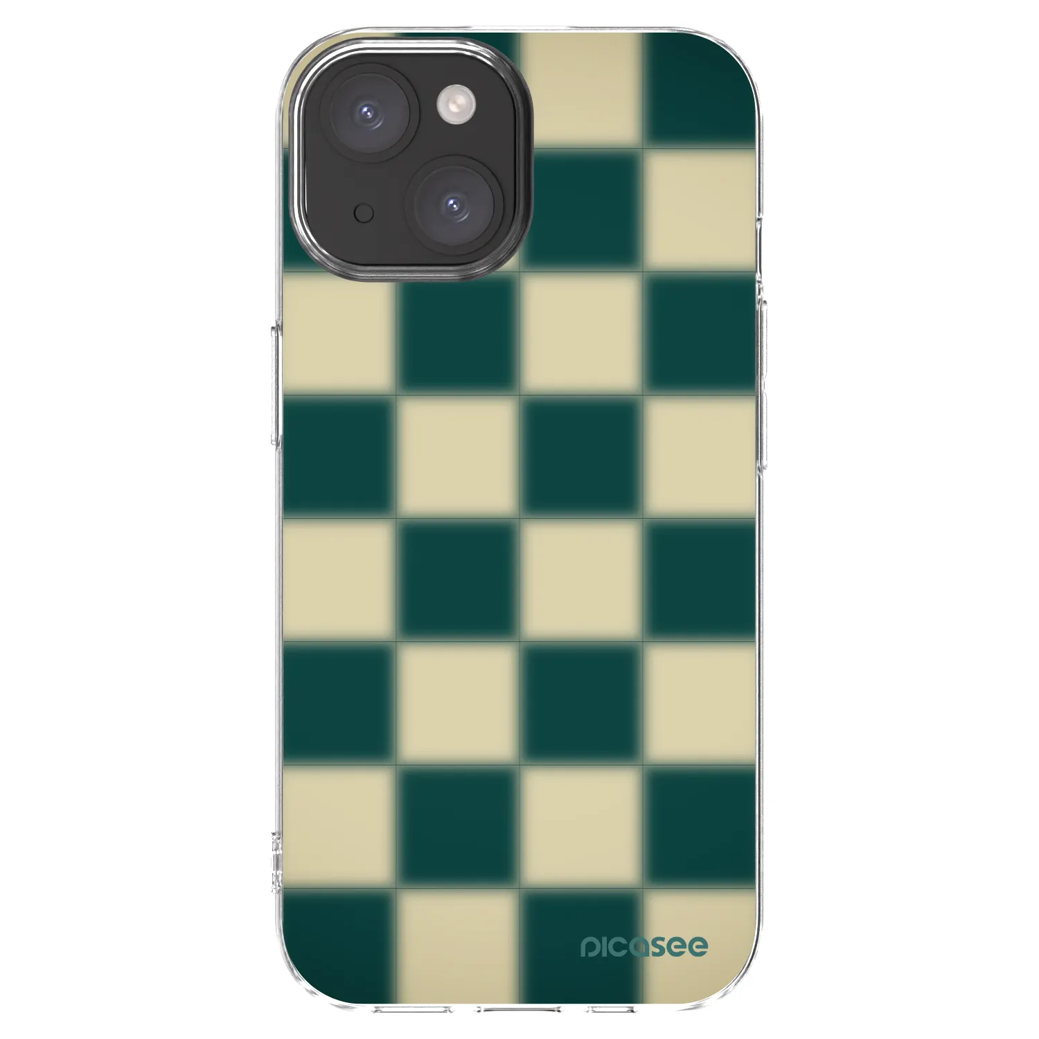 Picasee husă transparentă din silicon pentru Apple iPhone 15 - Shadow Chess