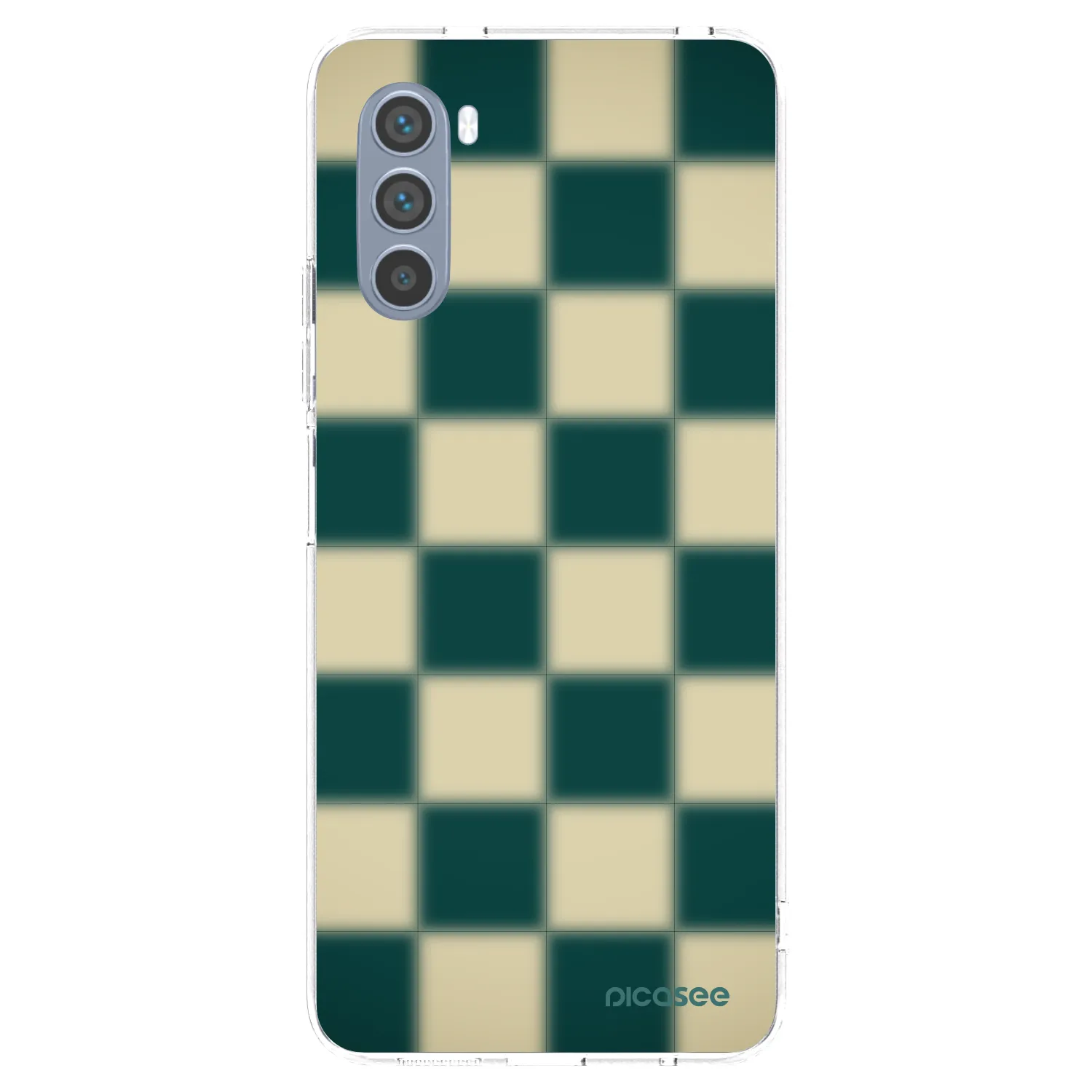 Picasee husă transparentă din silicon pentru Motorola Moto G62 - Shadow Chess