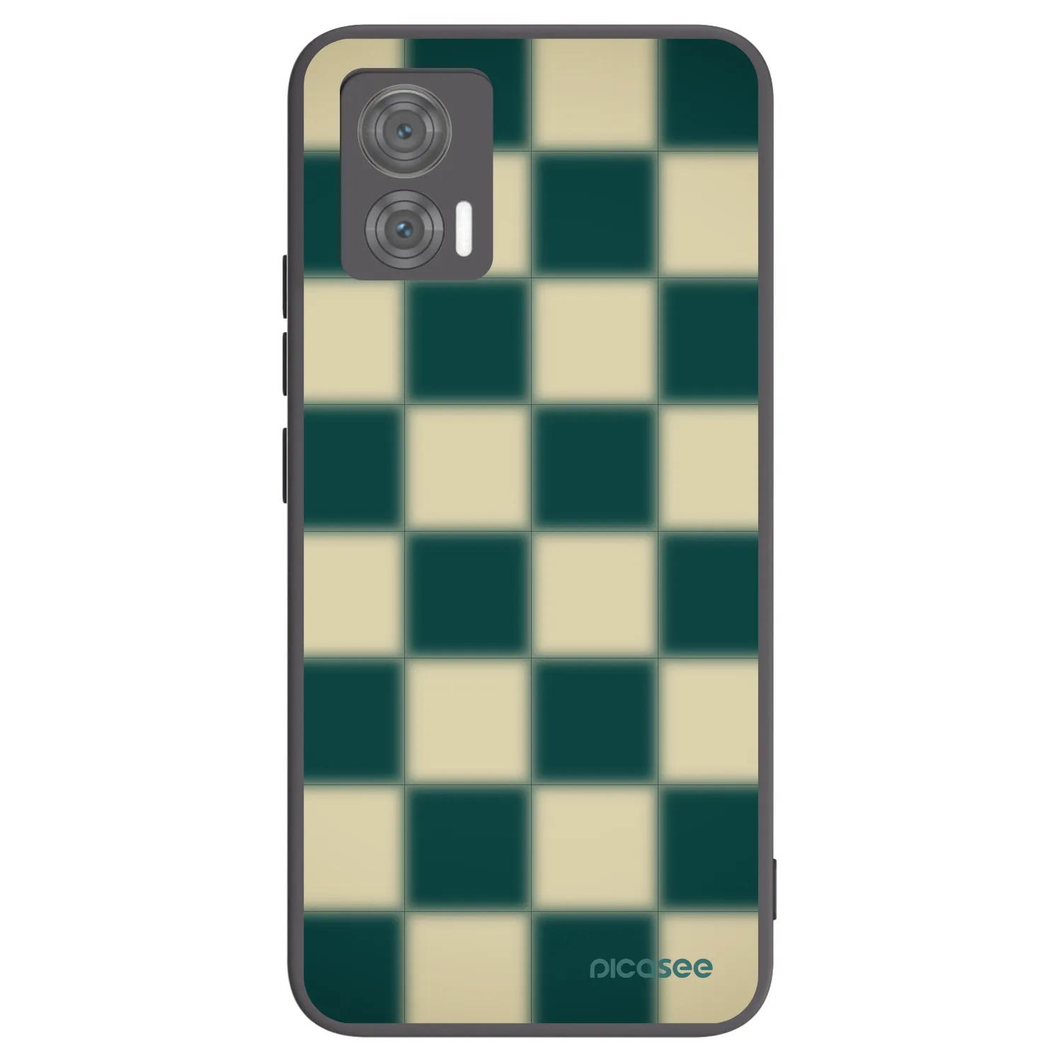 Picasee husă neagră din silicon pentru Motorola Edge 30 Neo - Shadow Chess