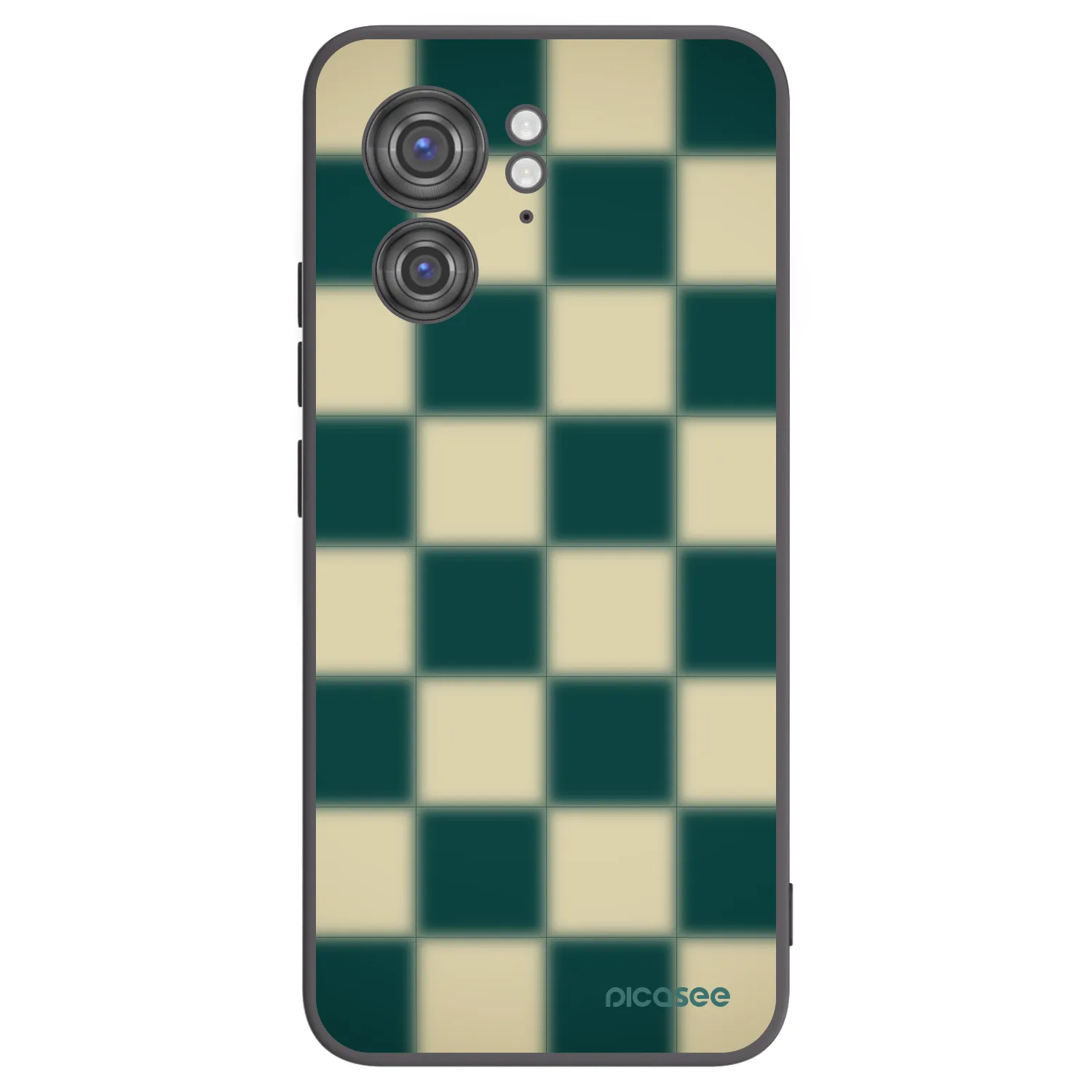 Picasee husă neagră din silicon pentru Motorola Edge 40 - Shadow Chess