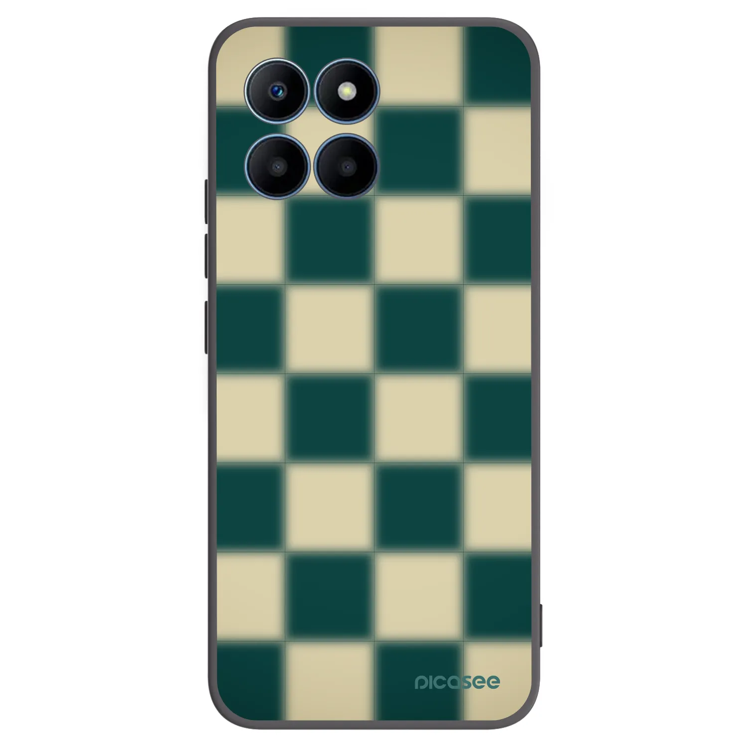 Picasee husă neagră din silicon pentru Honor 70 Lite - Shadow Chess