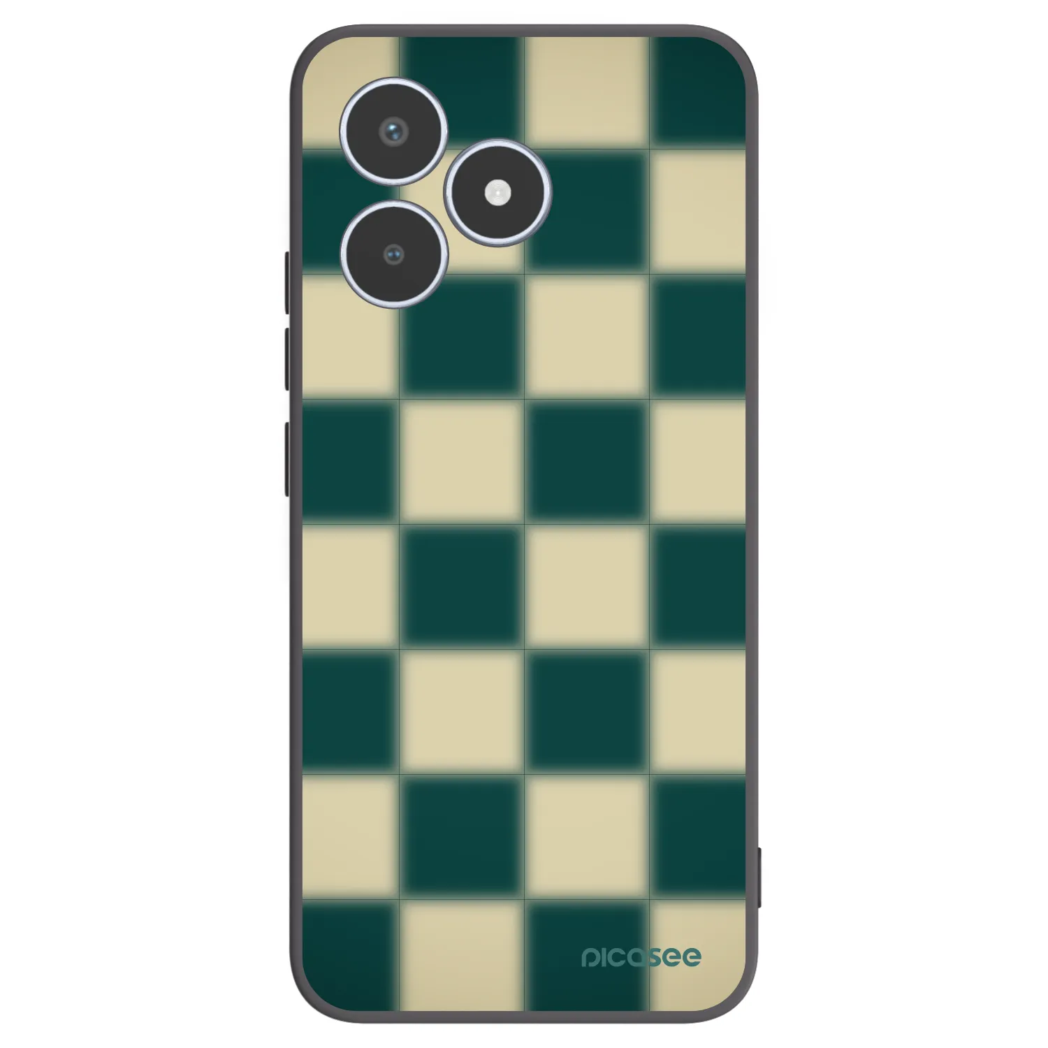 Picasee husă neagră din silicon pentru Realme C53 - Shadow Chess