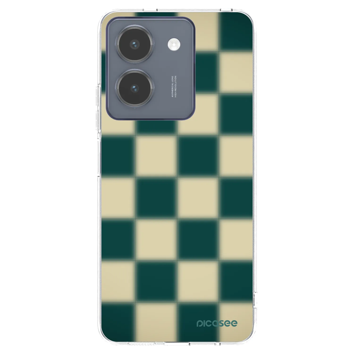 Picasee husă transparentă din silicon pentru Vivo Y36 4G - Shadow Chess
