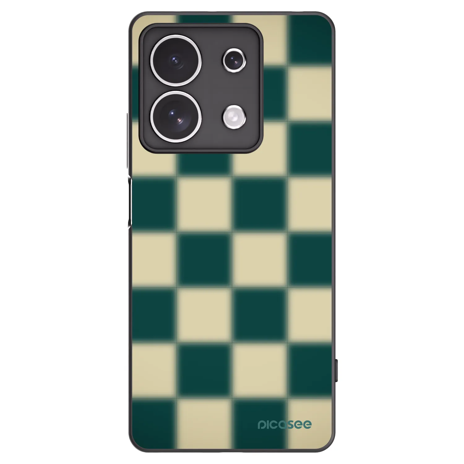 Picasee husă neagră din silicon pentru Xiaomi Redmi Note 13 4G - Shadow Chess