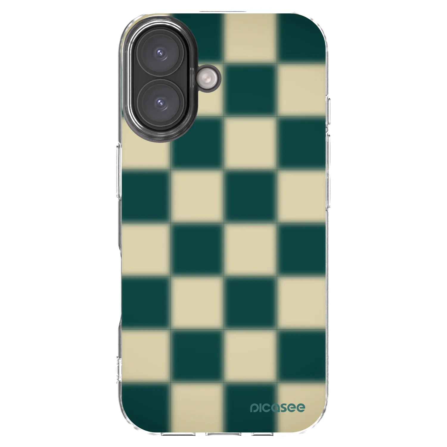 Picasee husă transparentă din silicon pentru Apple iPhone 16 - Shadow Chess