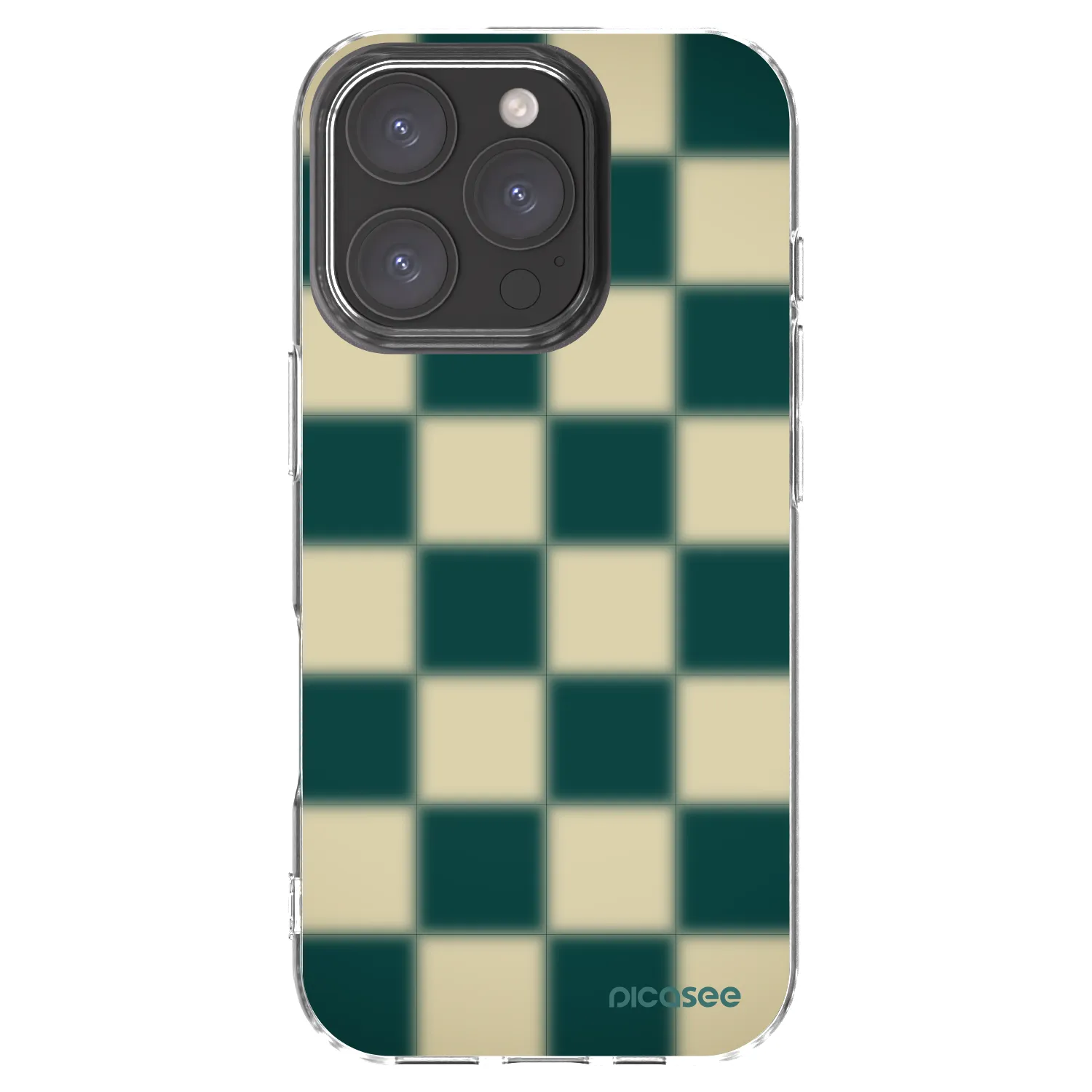 Picasee husă transparentă din silicon pentru Apple iPhone 16 Pro - Shadow Chess