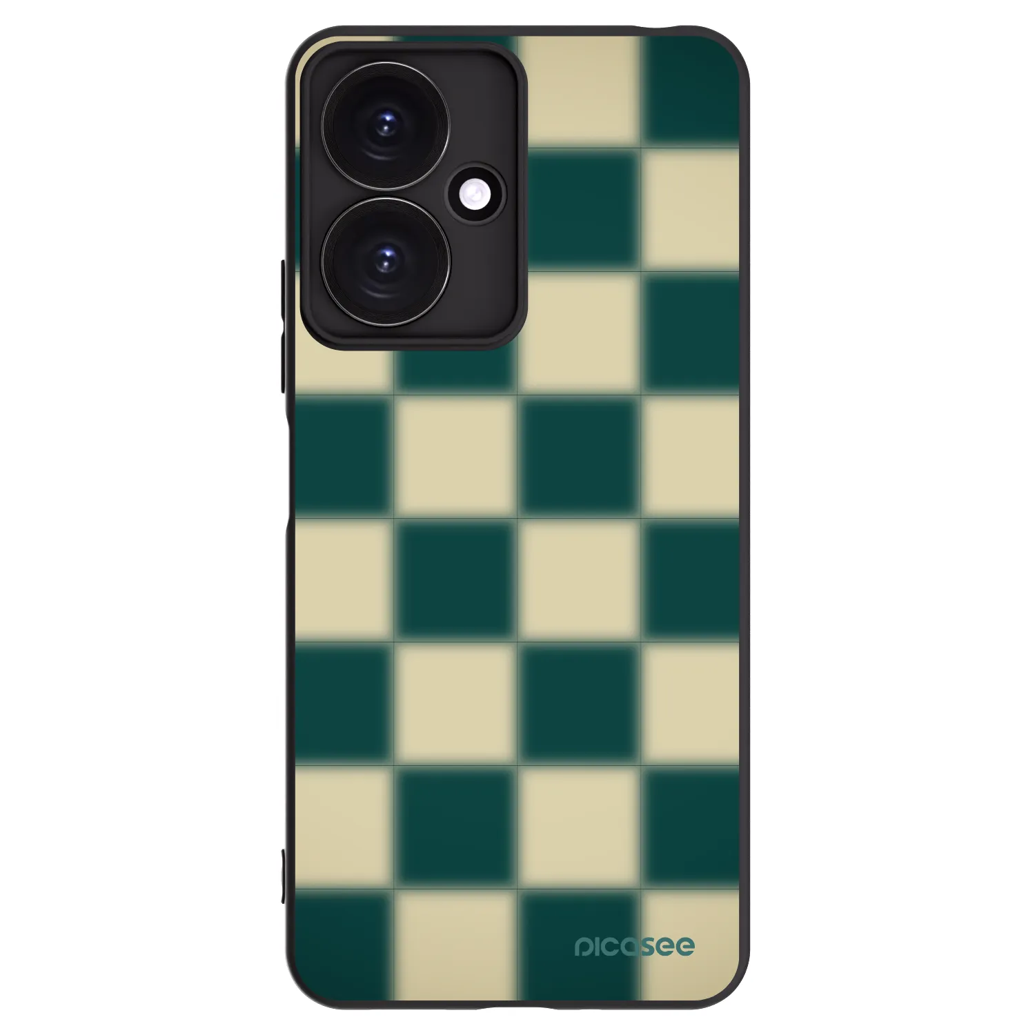 Picasee husă neagră din silicon pentru Xiaomi Redmi 13C 5G - Shadow Chess