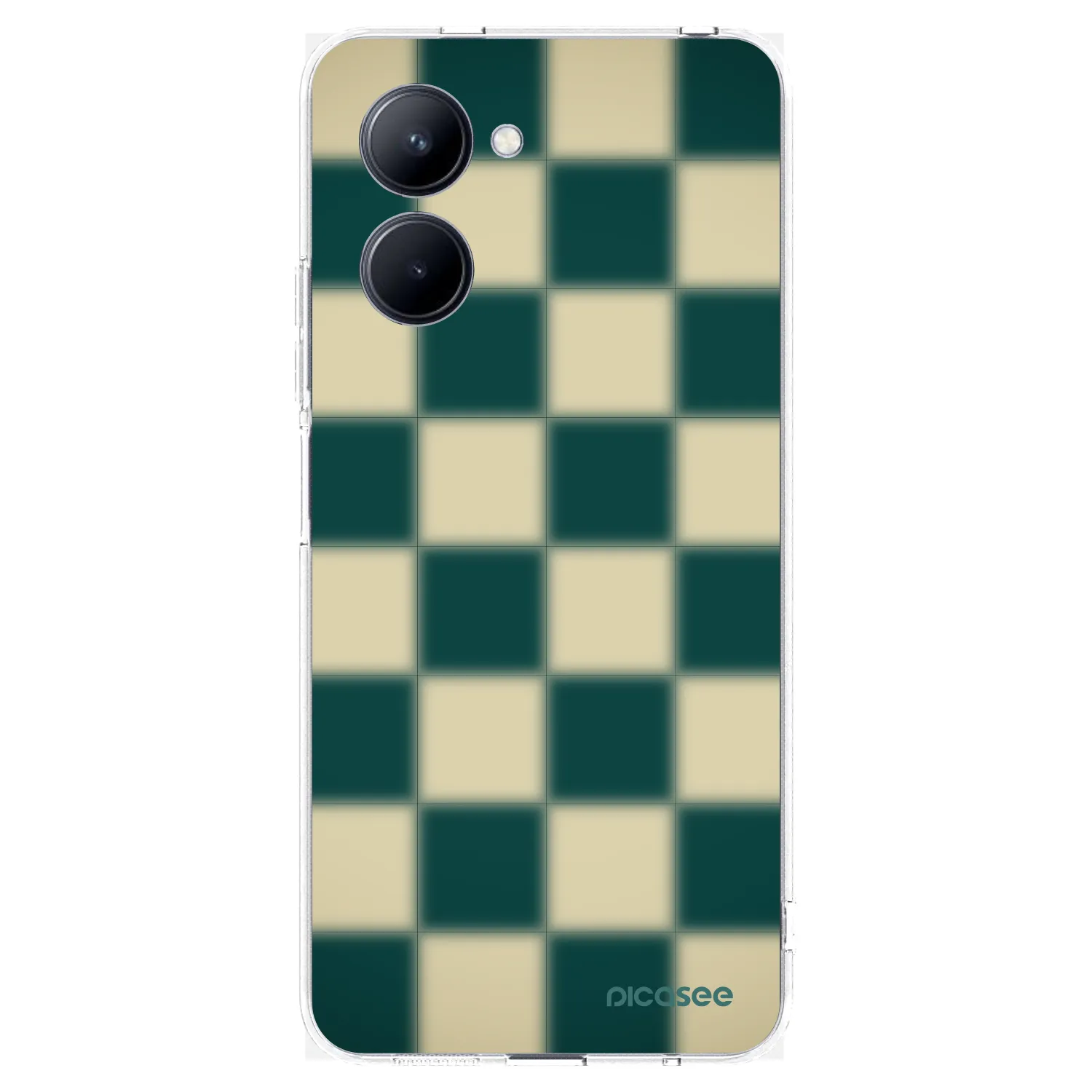Picasee husă transparentă din silicon pentru Realme C33 (2023) - Shadow Chess