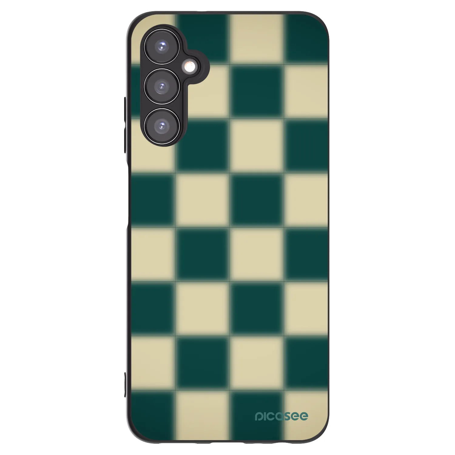 Picasee husă neagră din silicon pentru Samsung Galaxy A05s A057G - Shadow Chess