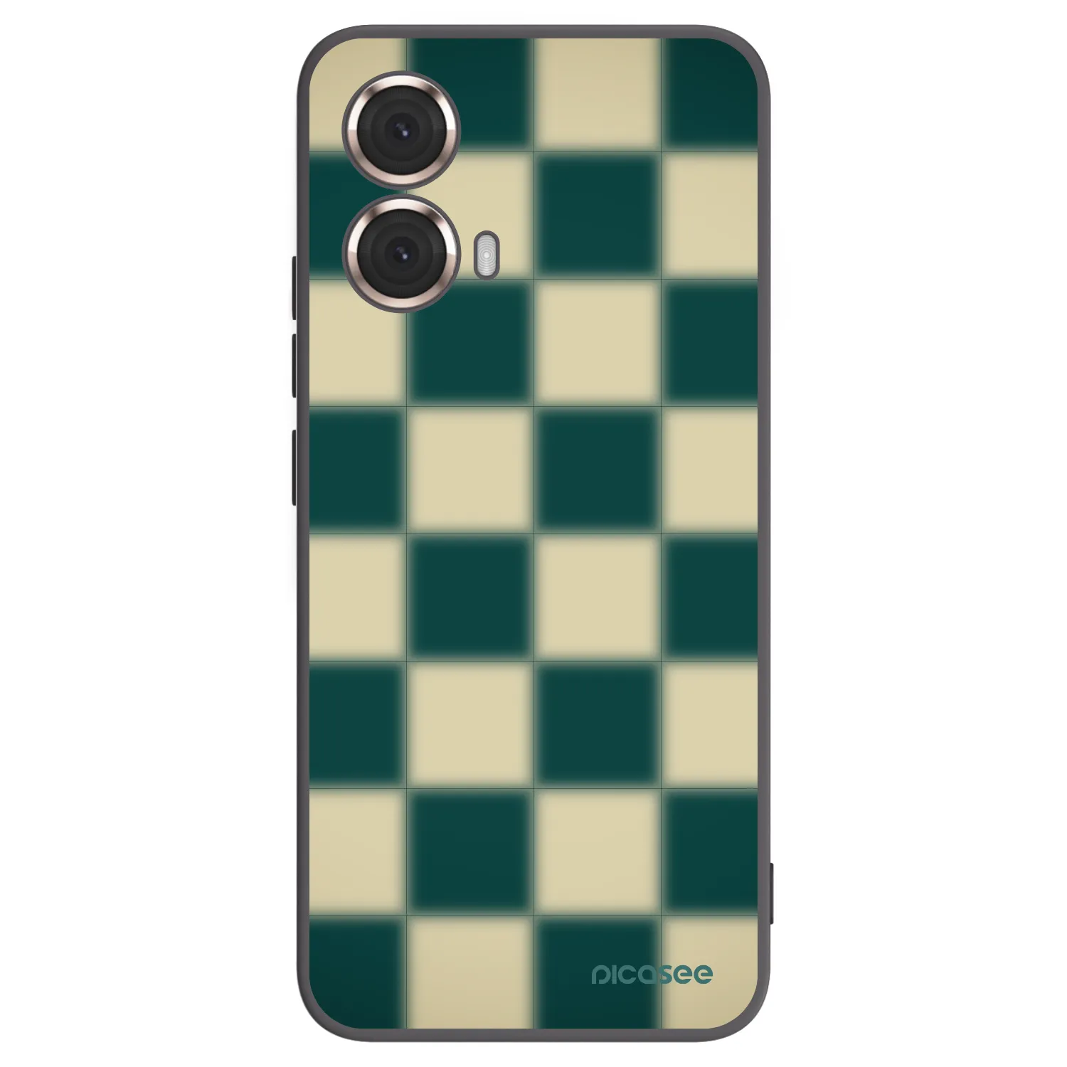Picasee husă neagră din silicon pentru Motorola Moto G85 - Shadow Chess