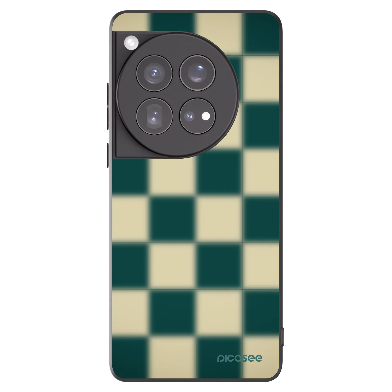 Picasee husă neagră din silicon pentru OnePlus 12 5G - Shadow Chess